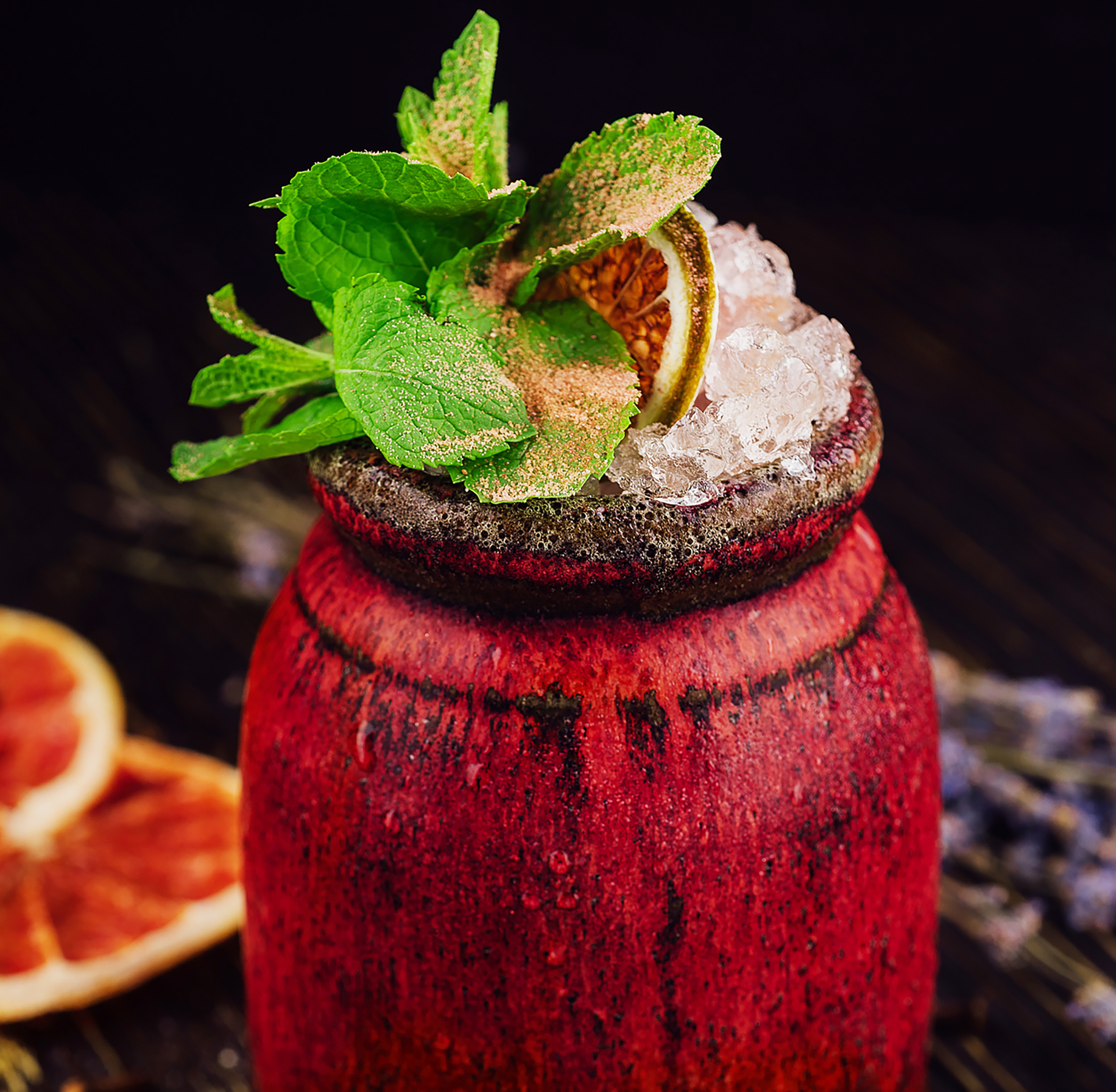 Fruity Mexican Hibiscus Sorbet with Lime Zest