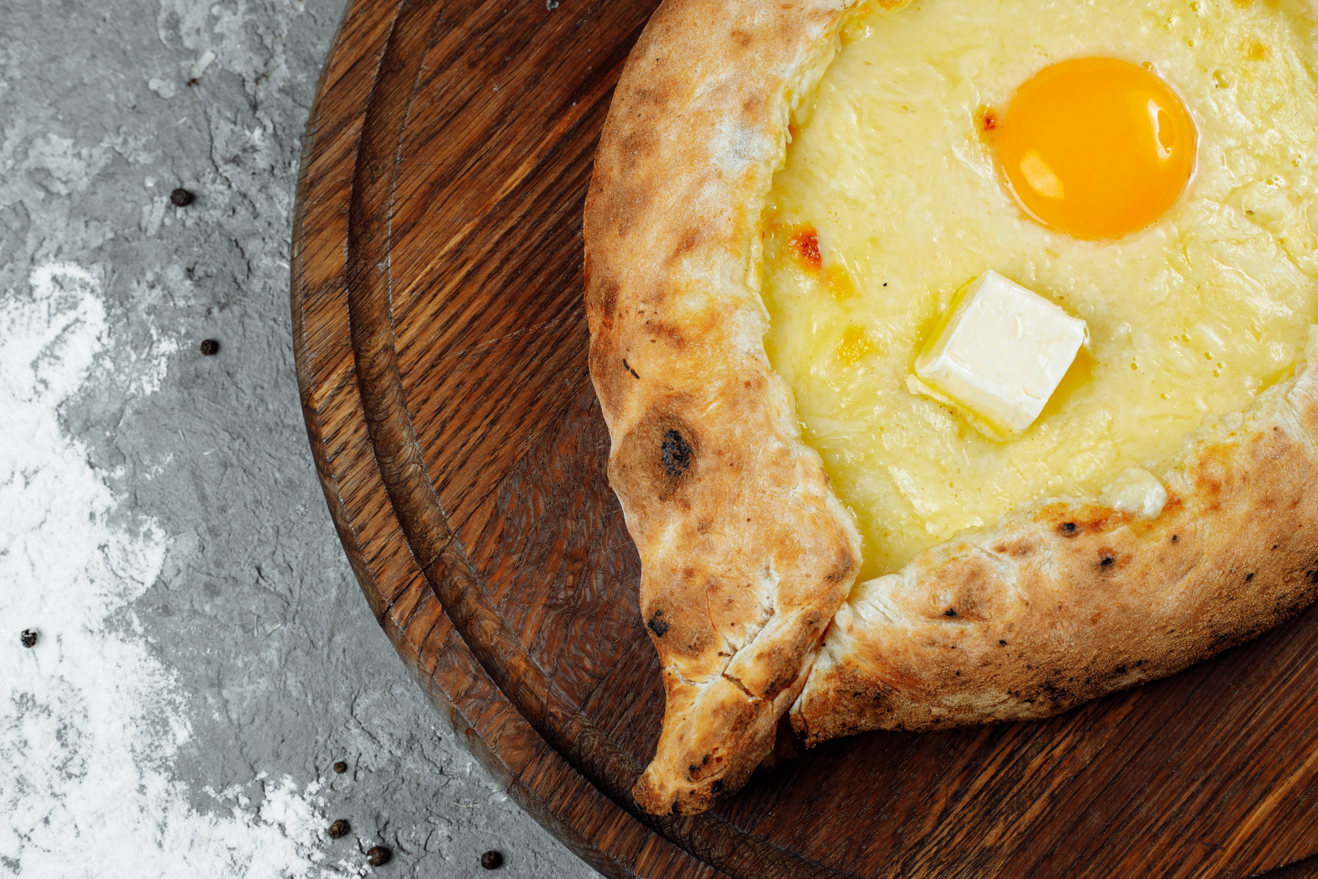 Georgian Khachapuri with Sulguni Cheese