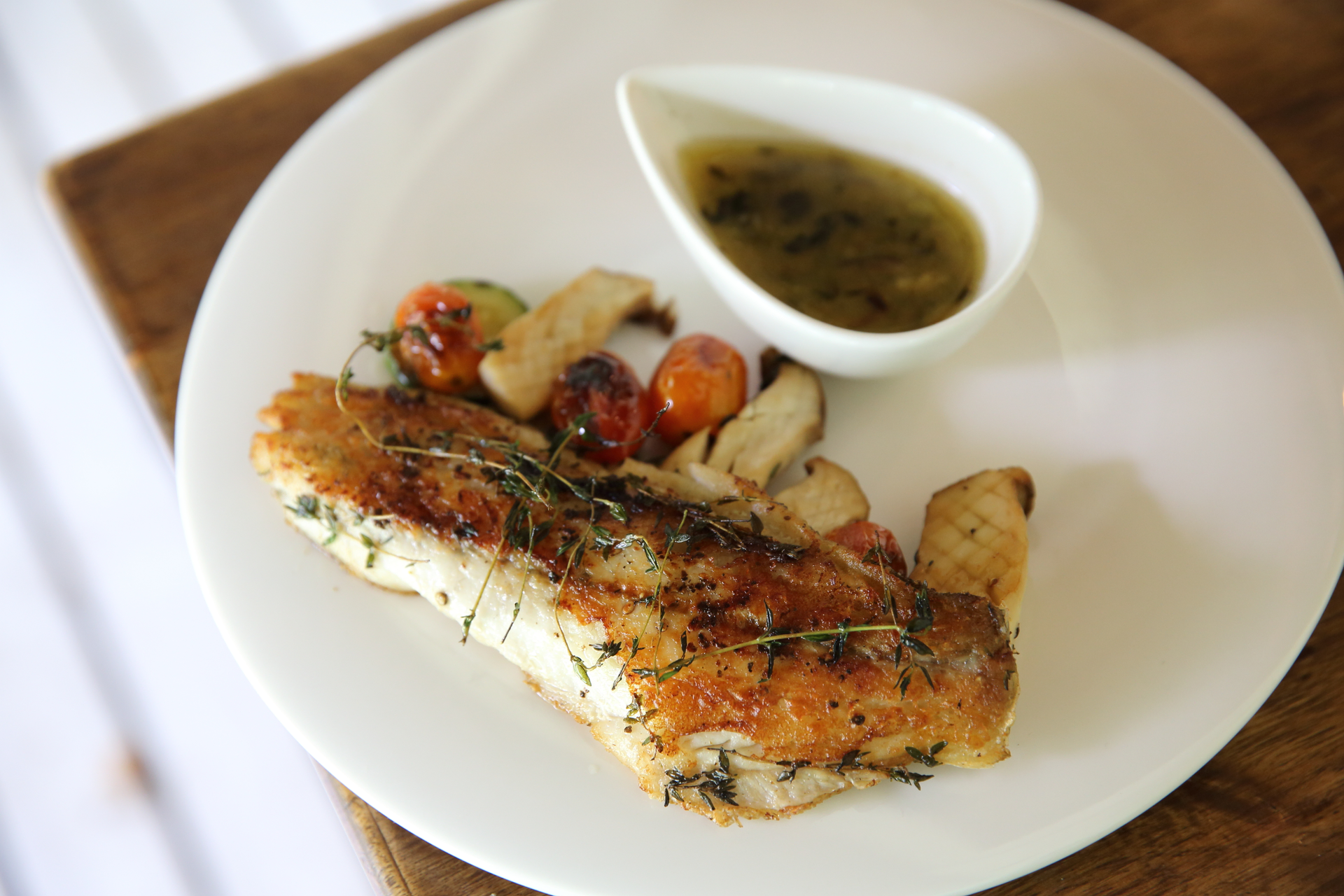 Ghanaian Grilled Tilapia with Kpakpo Shito Sauce