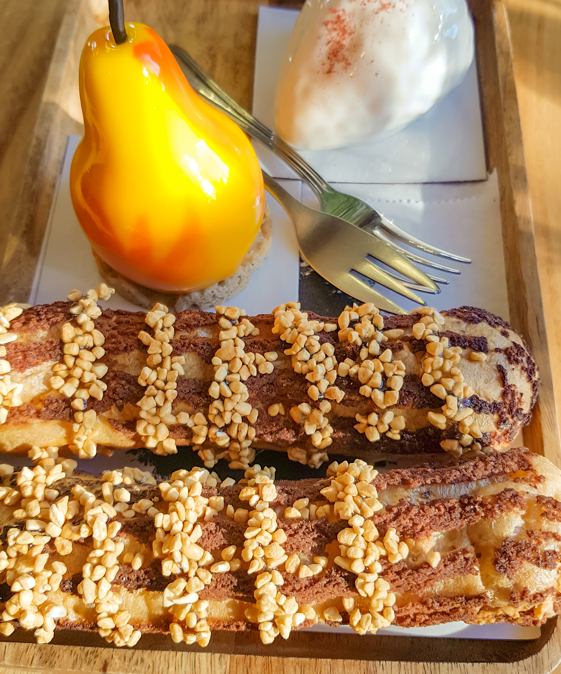 Golden Armenian Gata with Walnut Filling and Honey Drizzle
