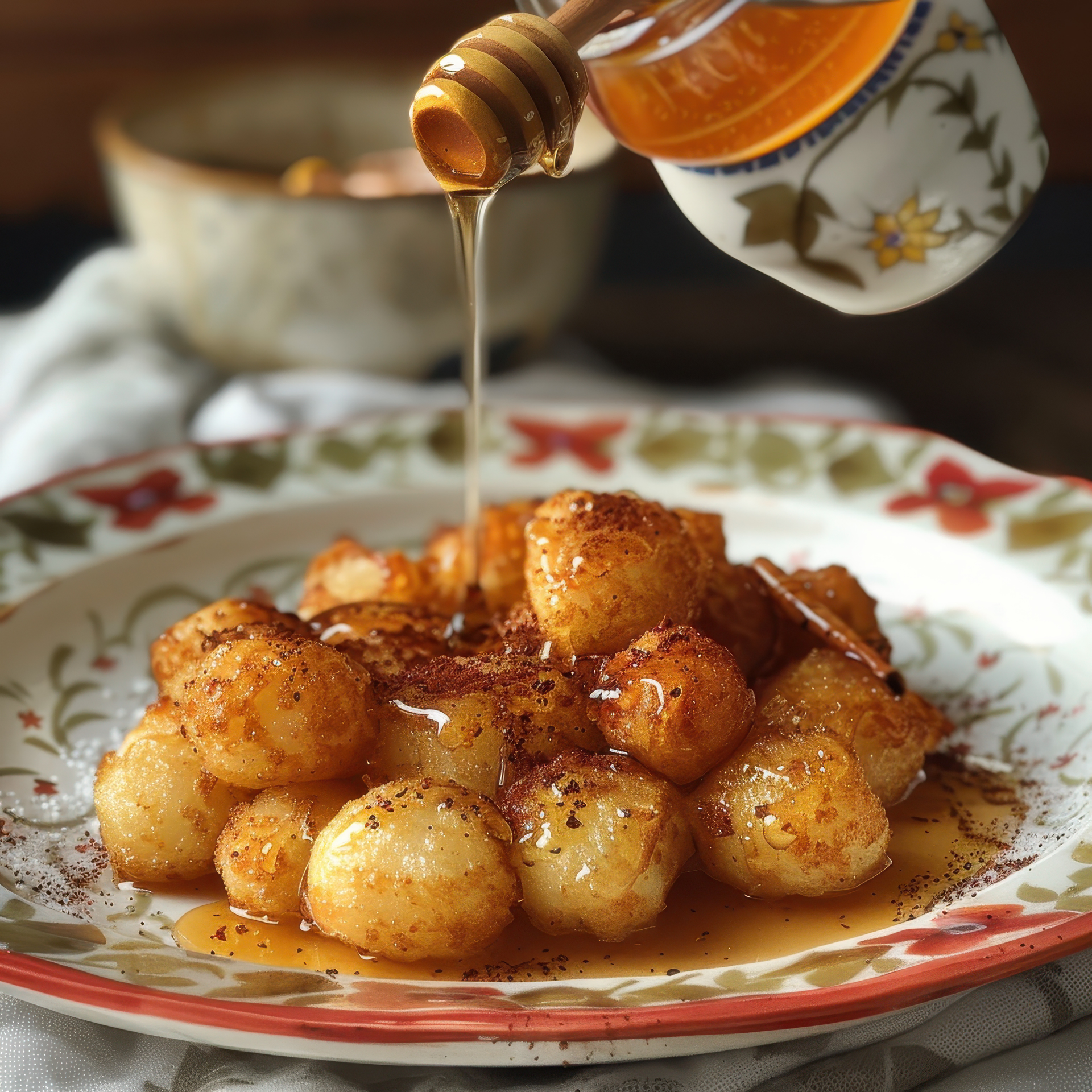 Greek Honey-Drizzled Loukoumades with Cinnamon Sugar