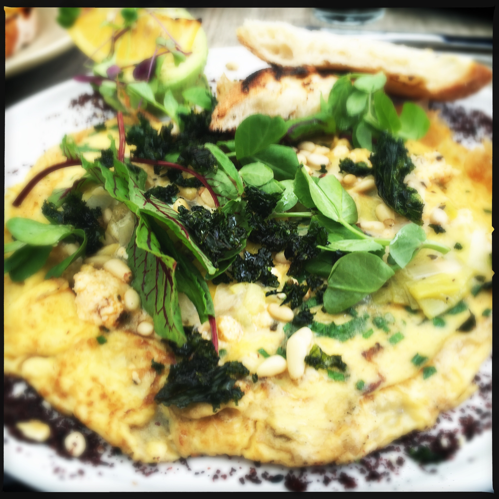 Greek Kalamata Olive and Feta Frittata with Oregano Infusion