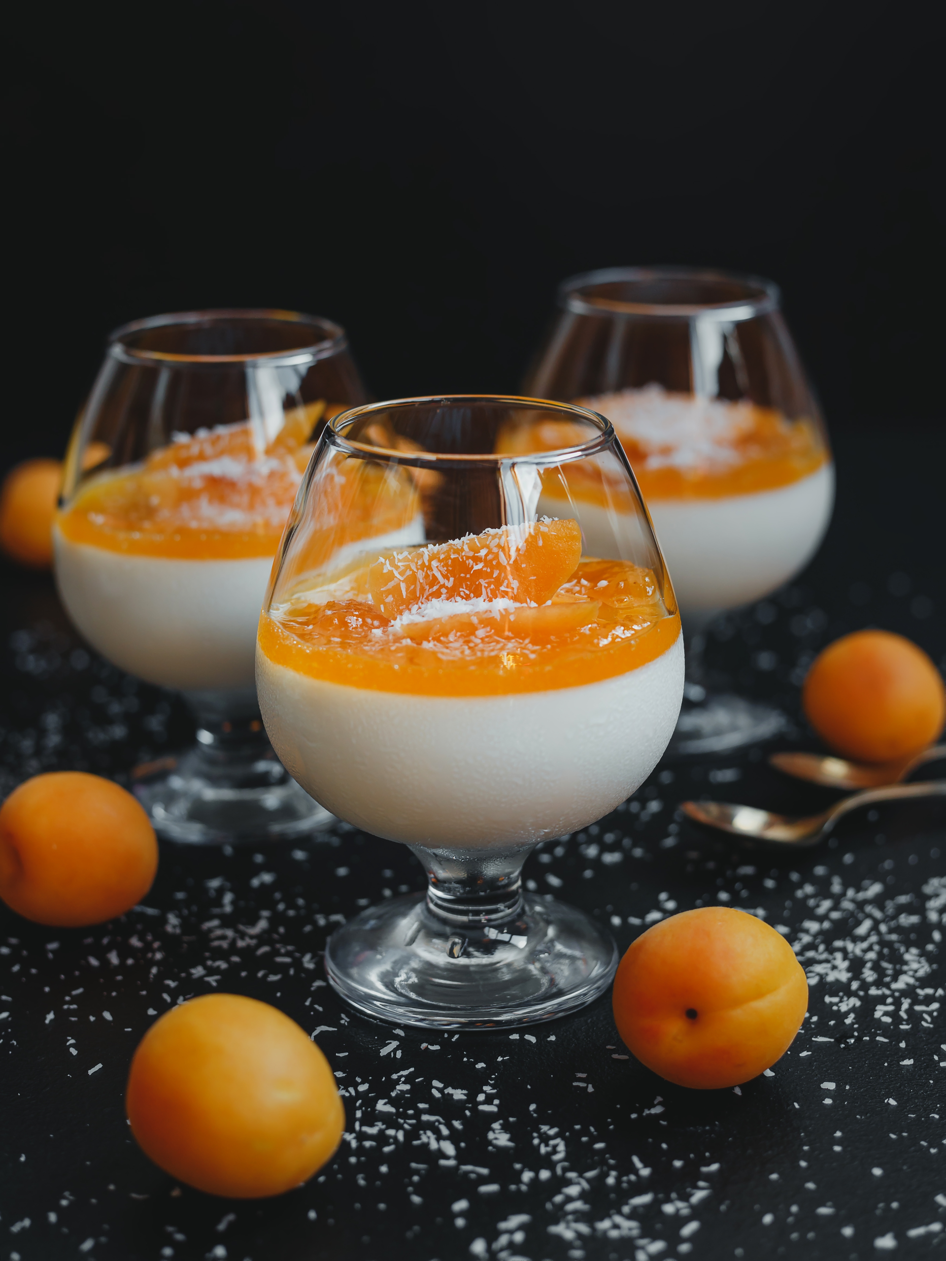 Greek Mastiha Panna Cotta with Orange Blossom Syrup