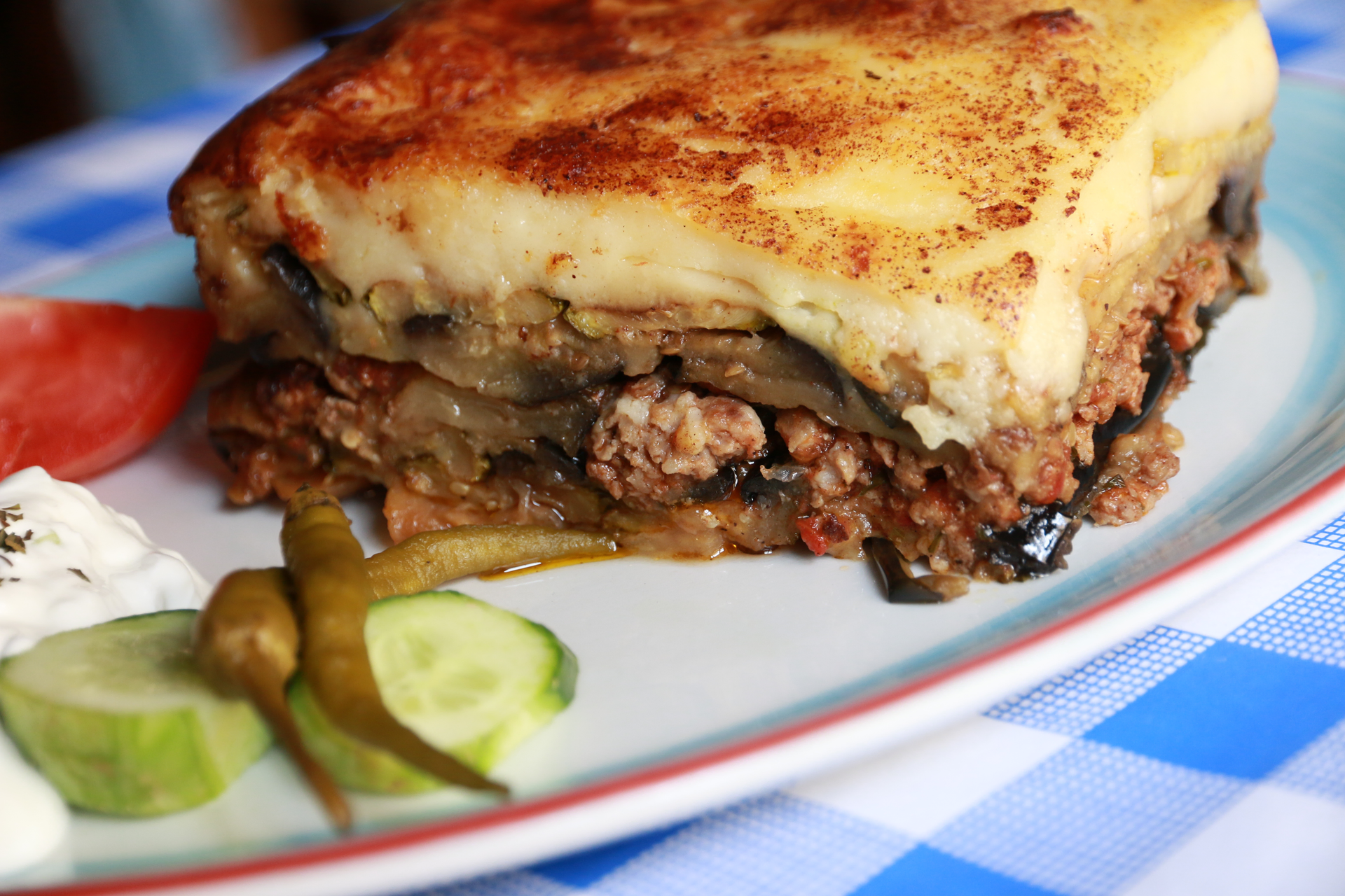 Greek Moussaka with Bechamel Sauce