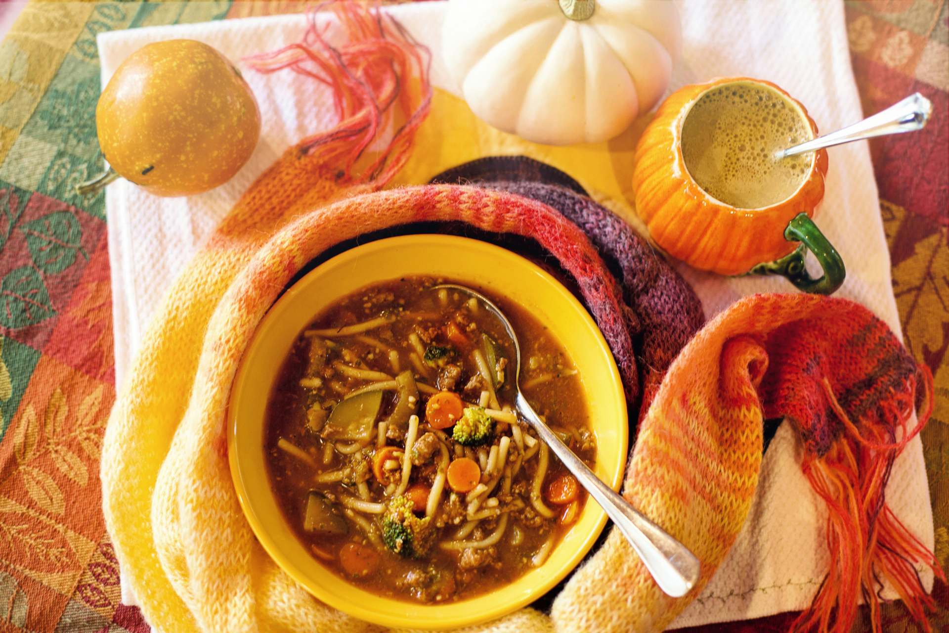 Guatemalan Kak'ik with Spiced Turkey Broth