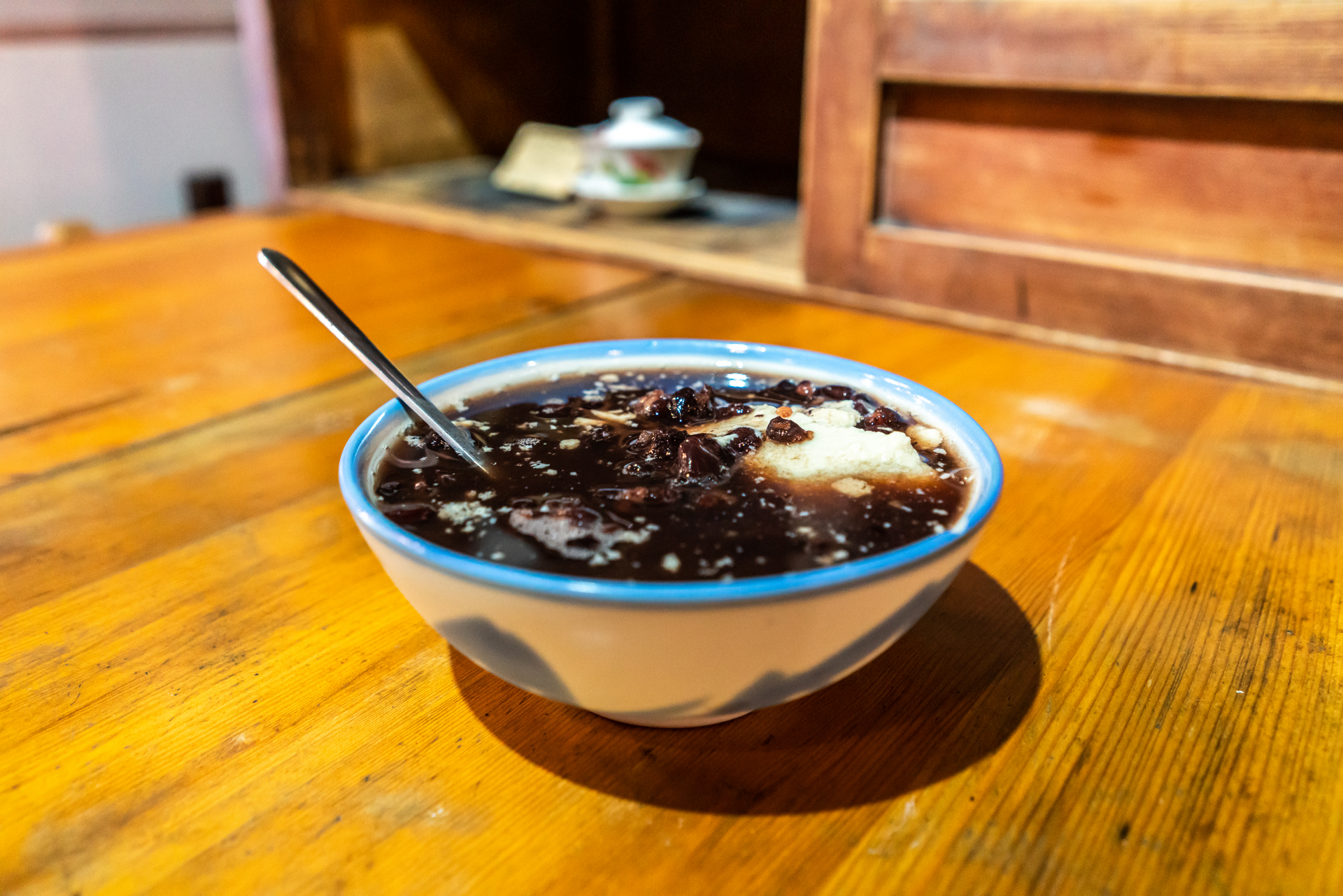 Guyanese Black Pudding with Casareep-Boiled Rice