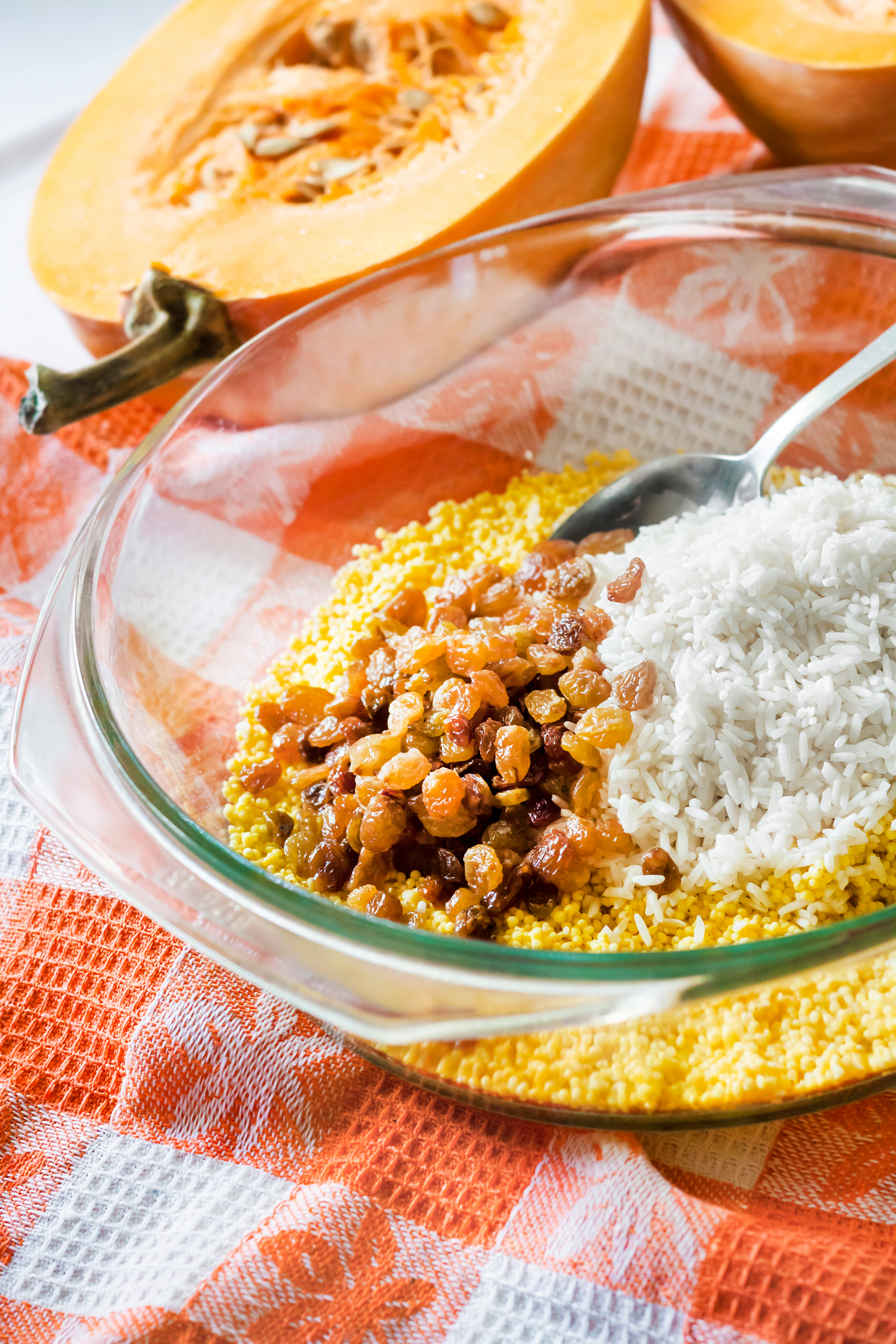 Harvest Spice Moroccan Couscous Bowl with Roasted Butternut Squash