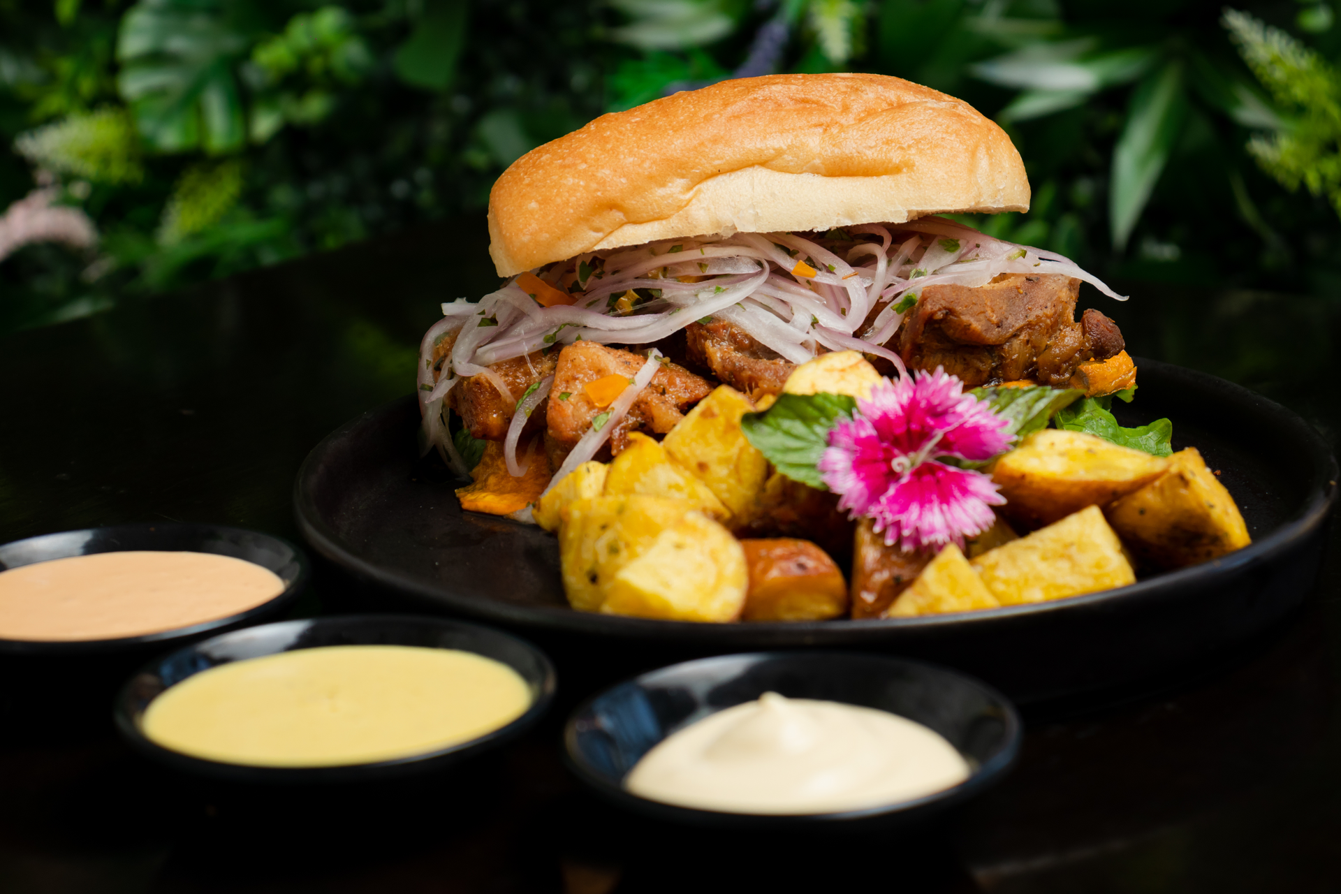 Hawaiian Huli Huli Chicken Sliders with Pineapple Slaw