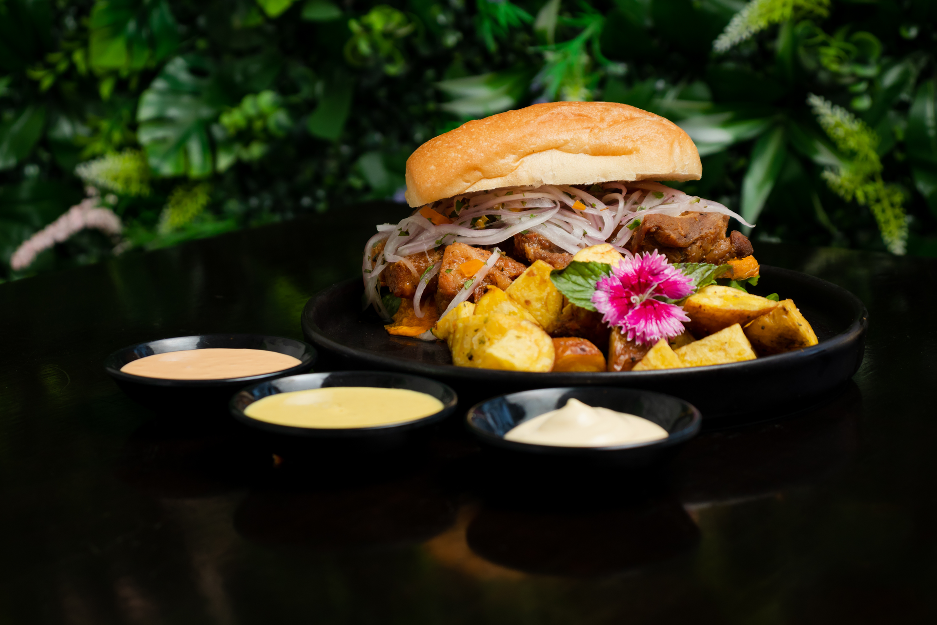 Hawaiian Huli Huli Chicken Sliders with Pineapple Slaw
