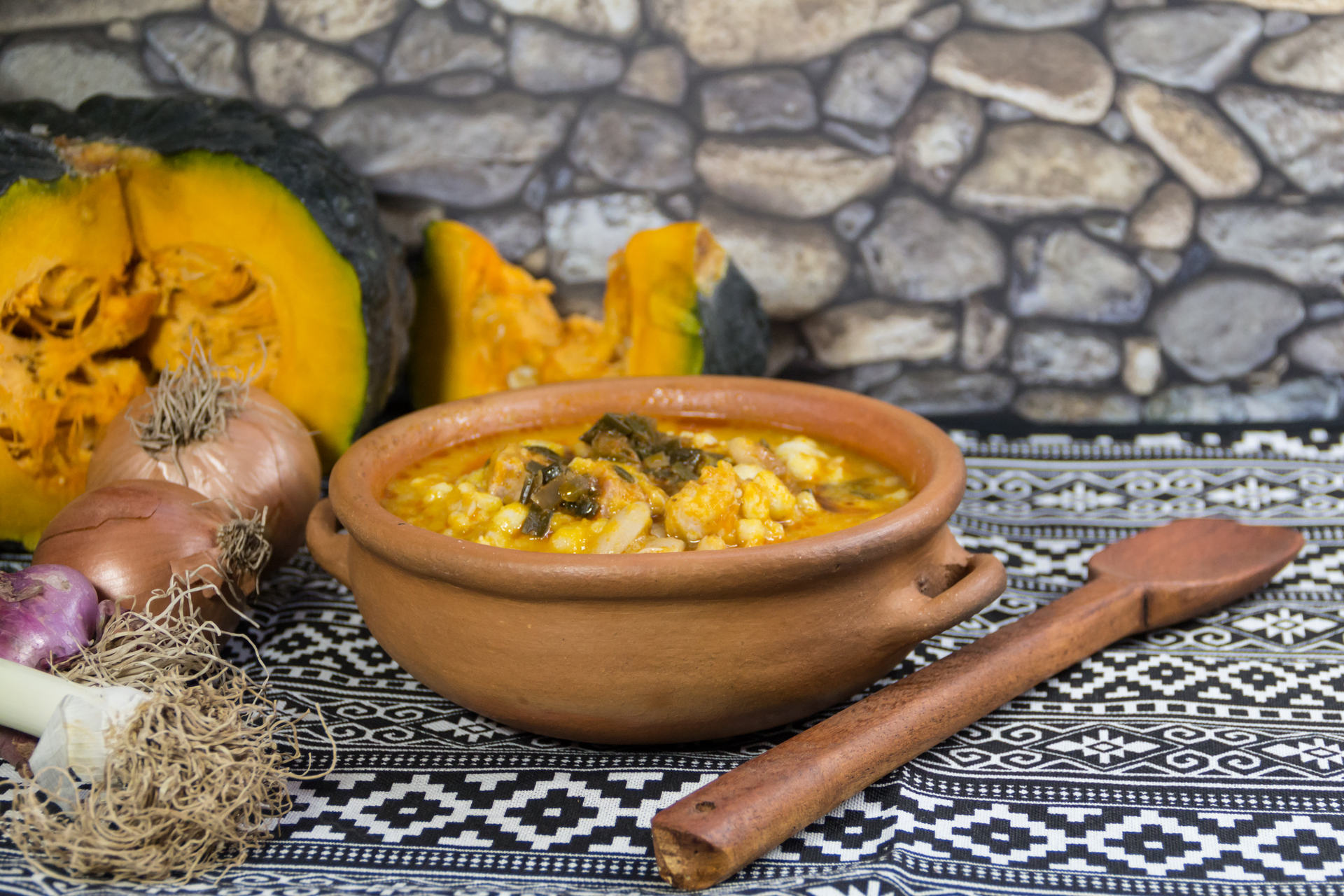 Hearty Argentine Locro with Squash and Corn