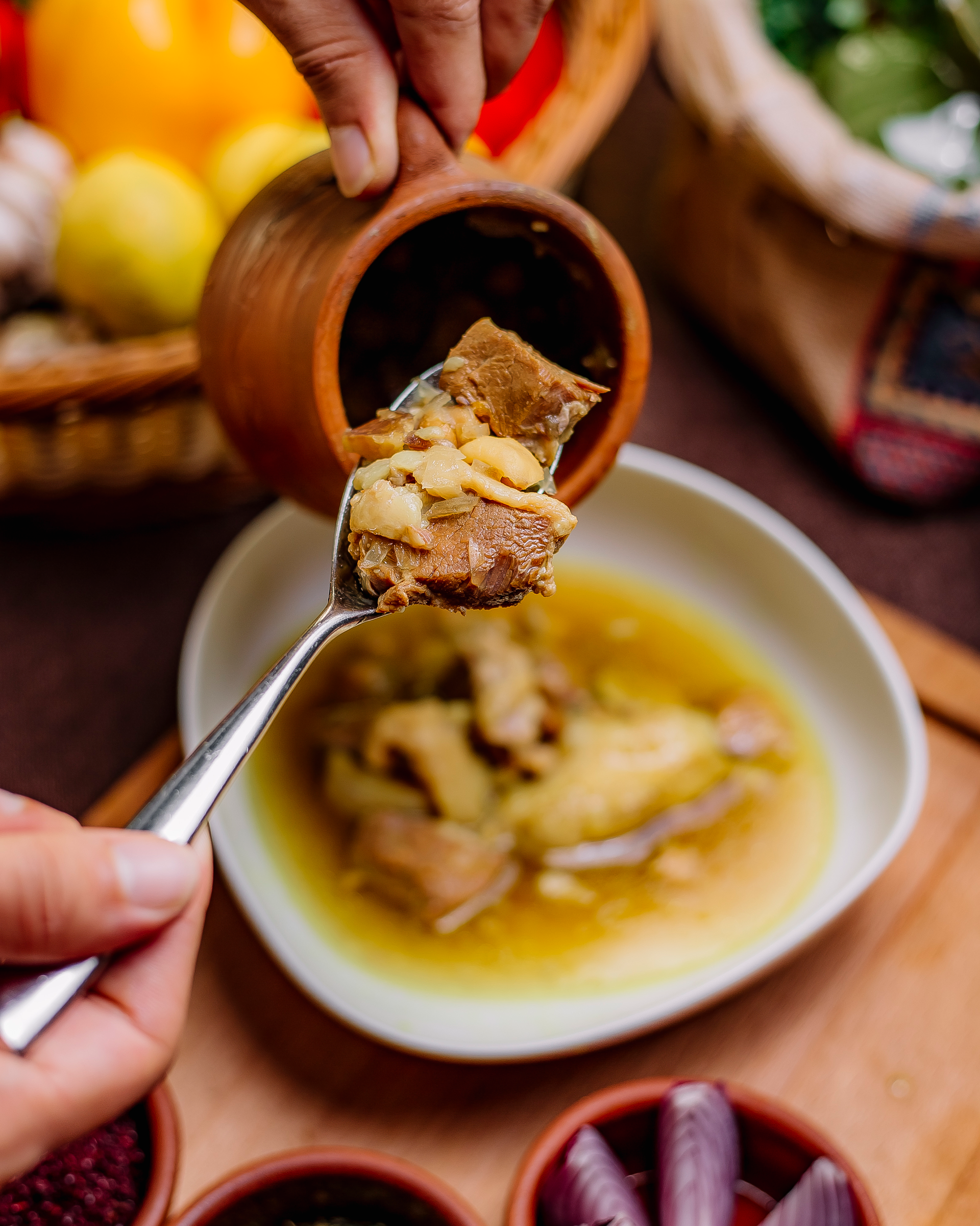 Hearty Colombian Ajiaco with Guasca Herbs
