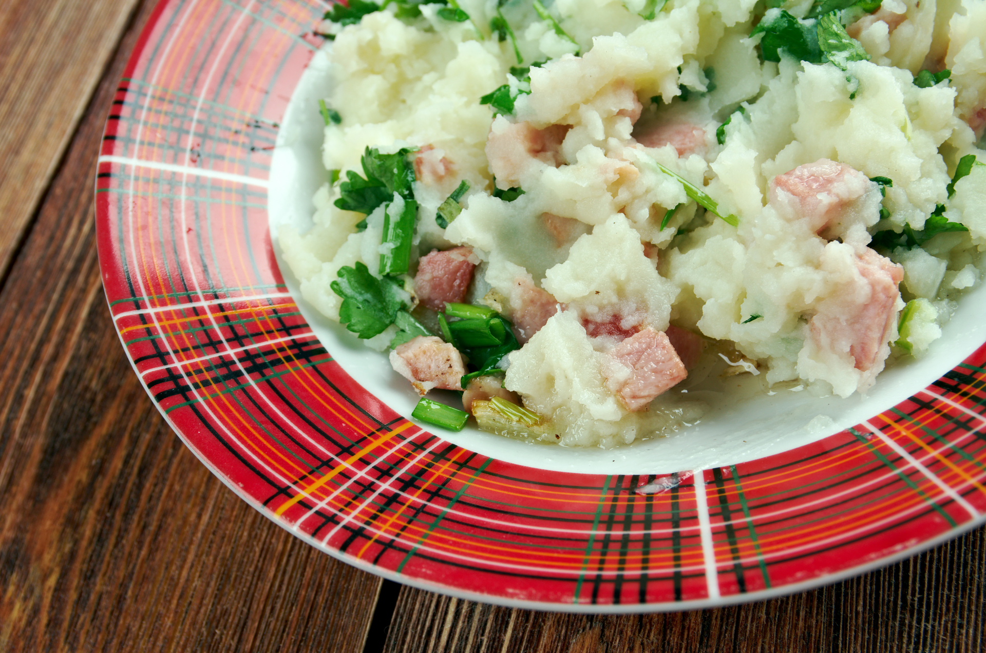 Hearty Irish Colcannon with Bacon and Green Onions