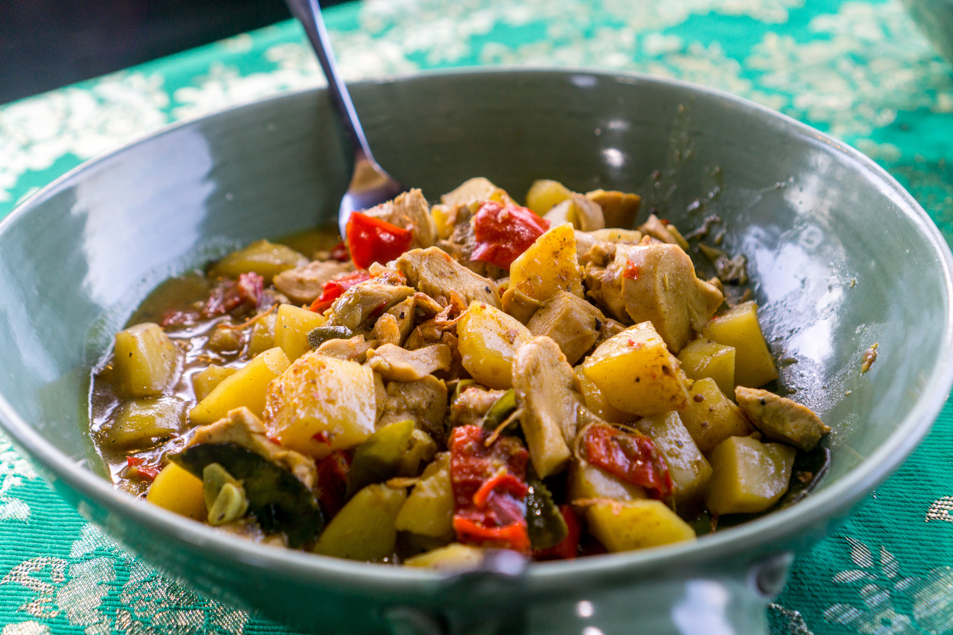Hearty Jamaican Ital Stew with Breadfruit