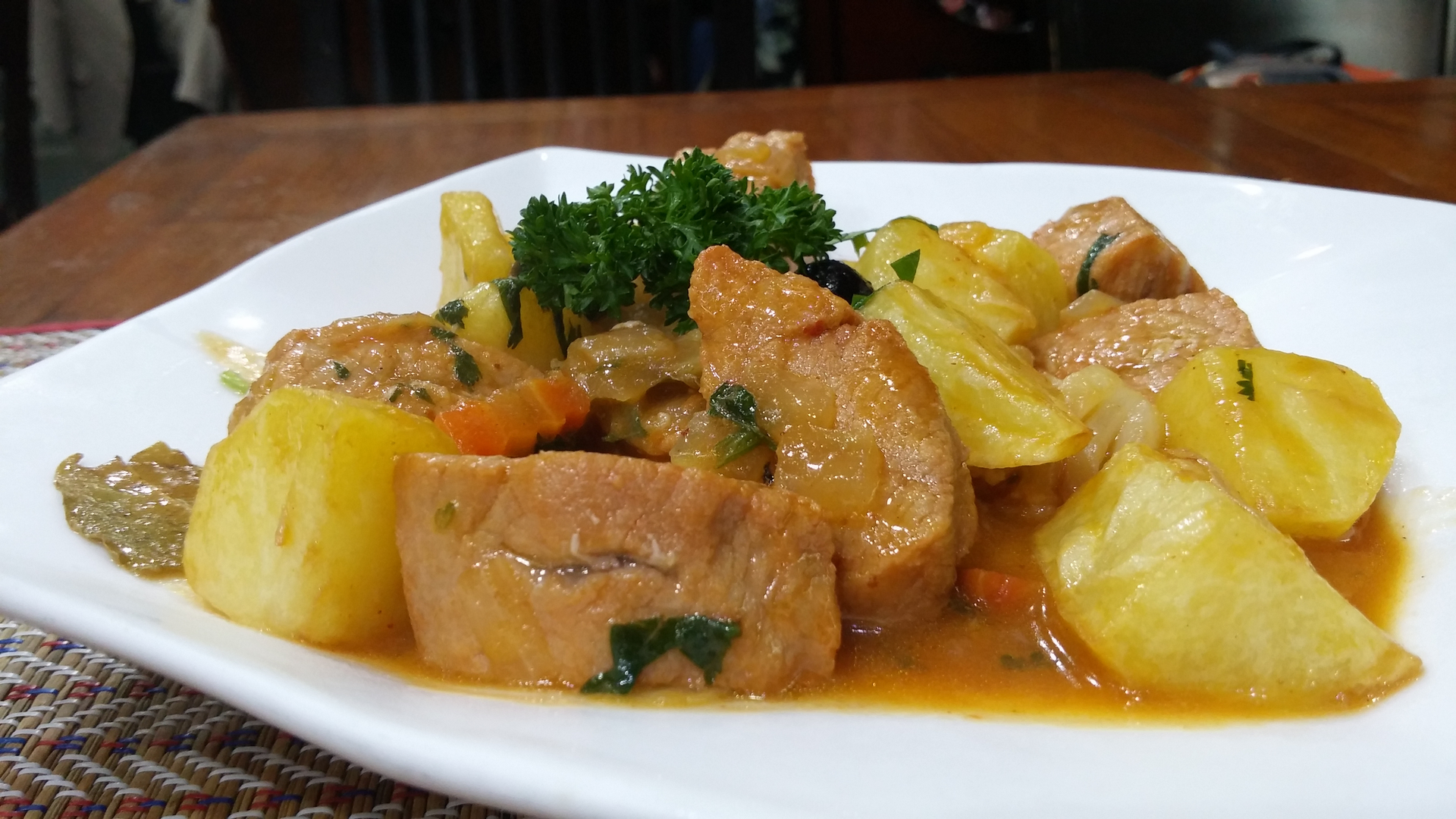 Hearty Peruvian Adobo with Potatoes and Aji Amarillo