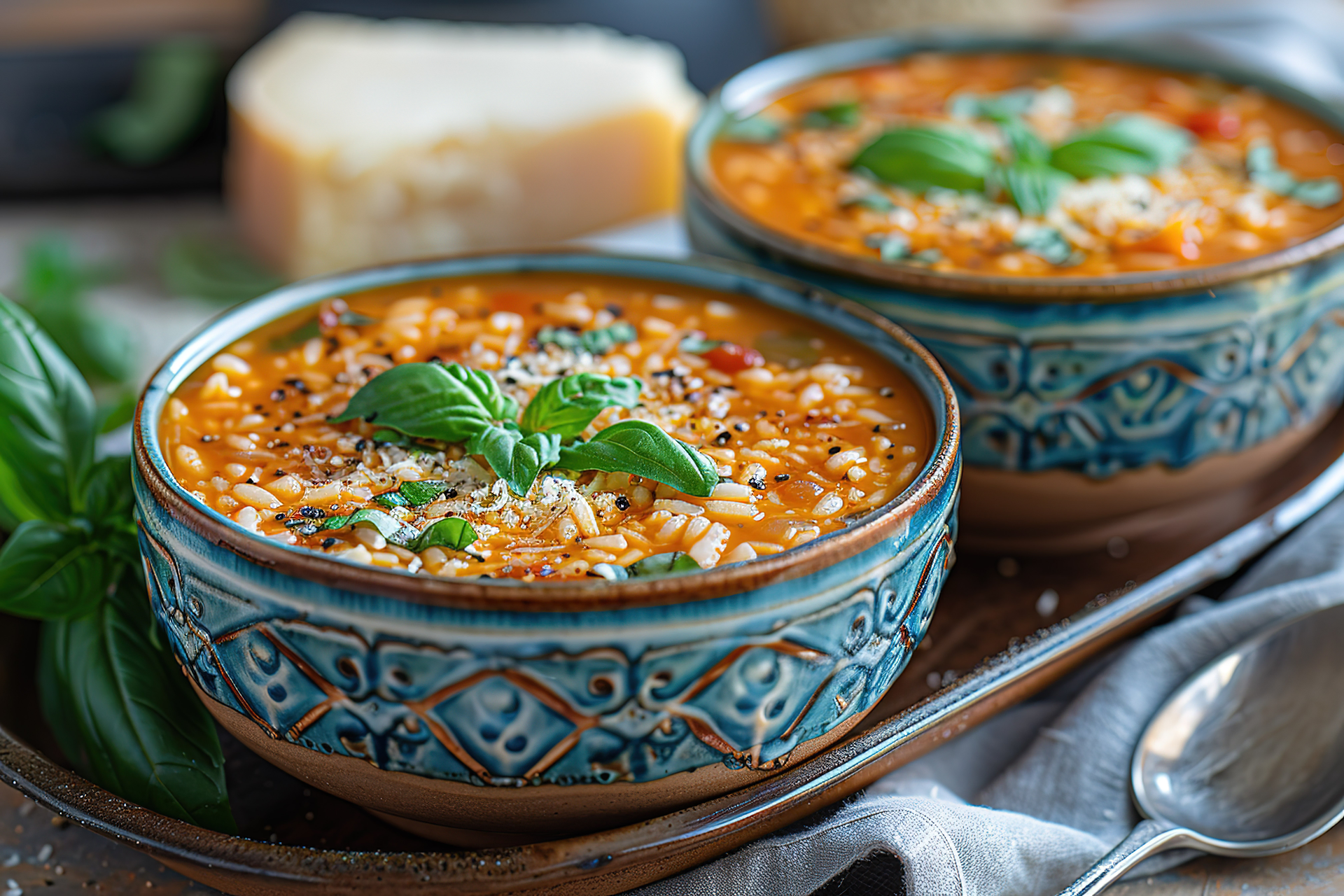 Hearty Turkish Lentil Soup with Bulgur and Mint