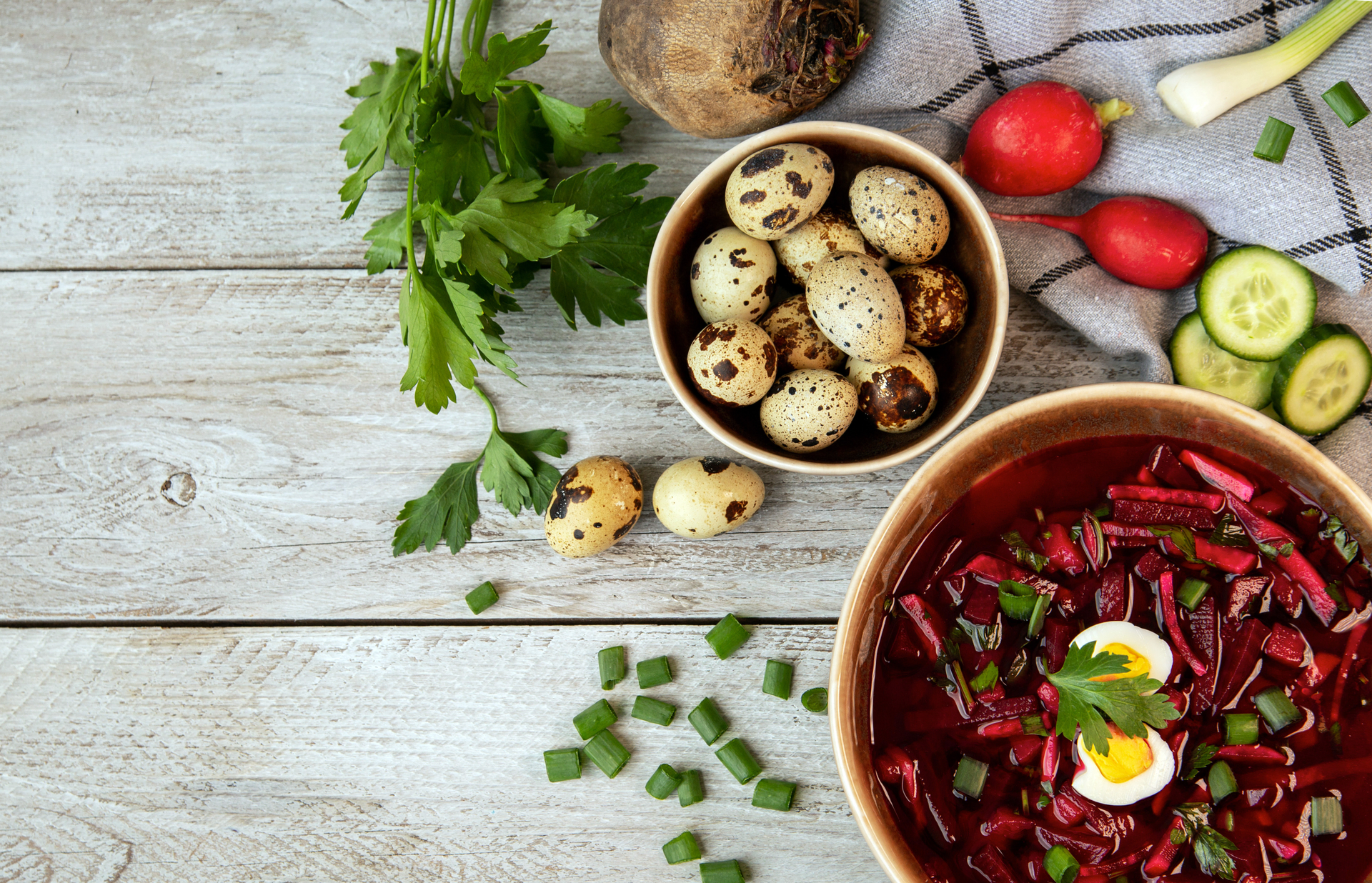 Hearty Ukrainian Borscht with Wild Mushrooms