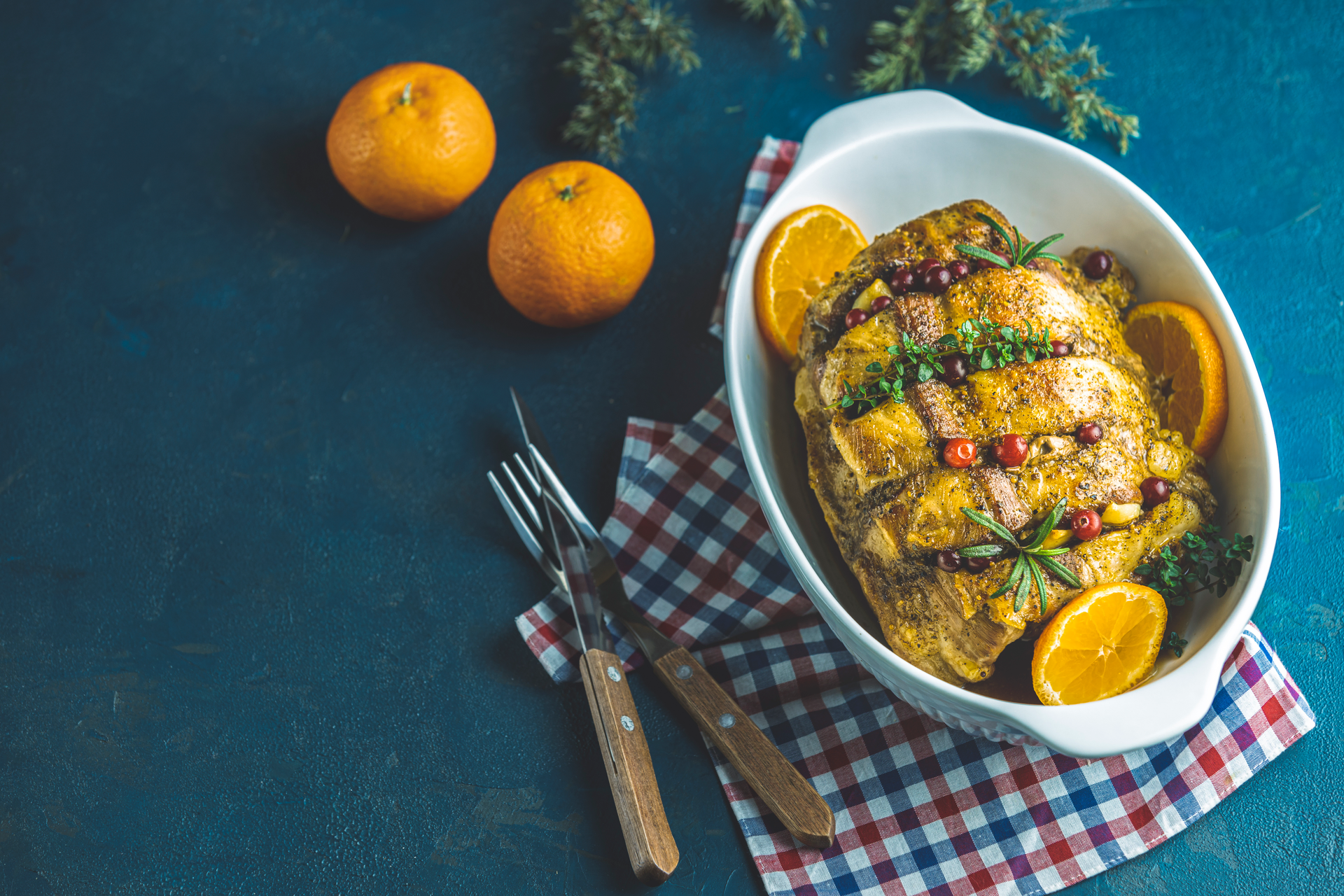 Herb Infused Moroccan Chicken with Preserved Lemon and Quince