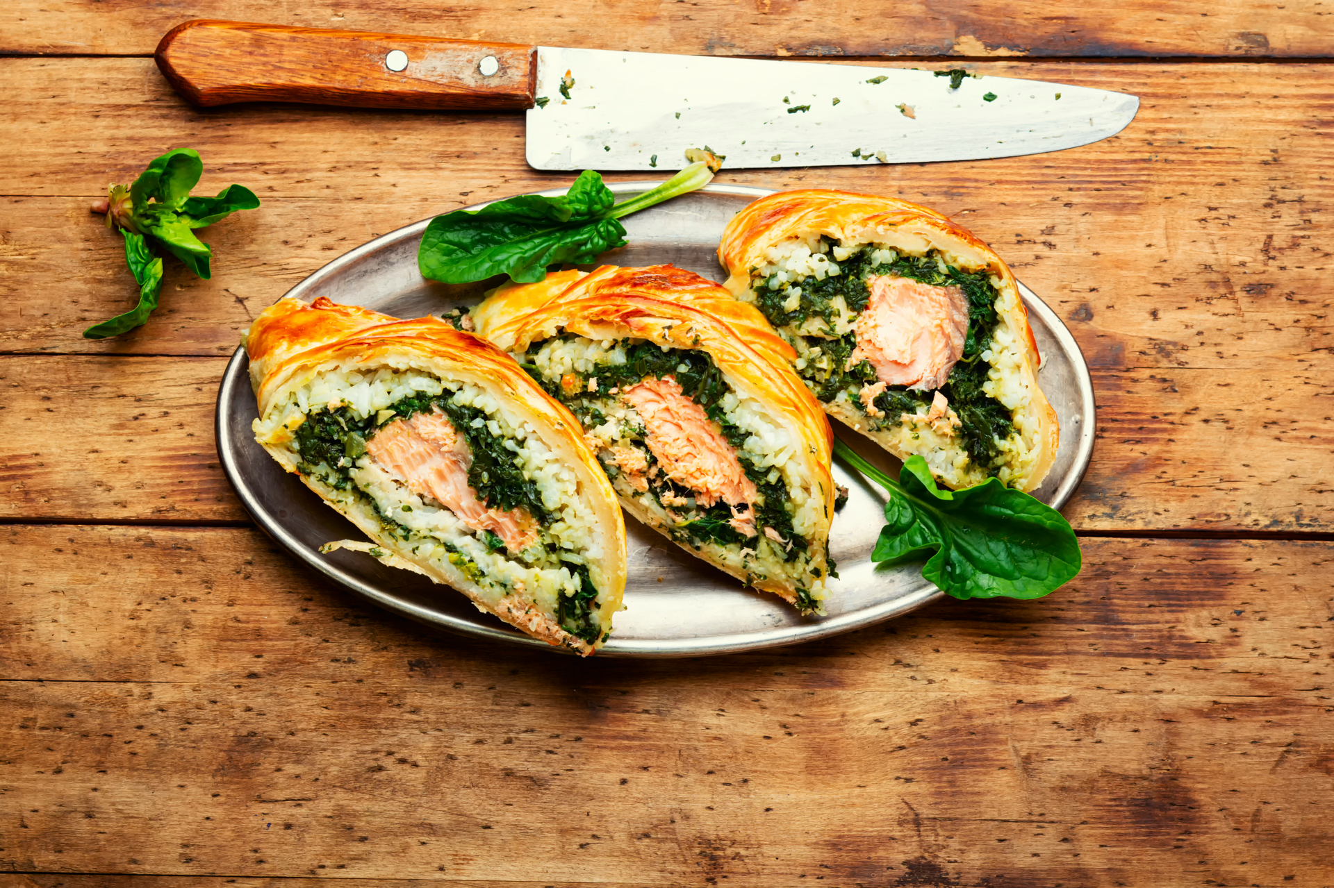 Herbaceous Croatian Strukli with Cheese and Spinach