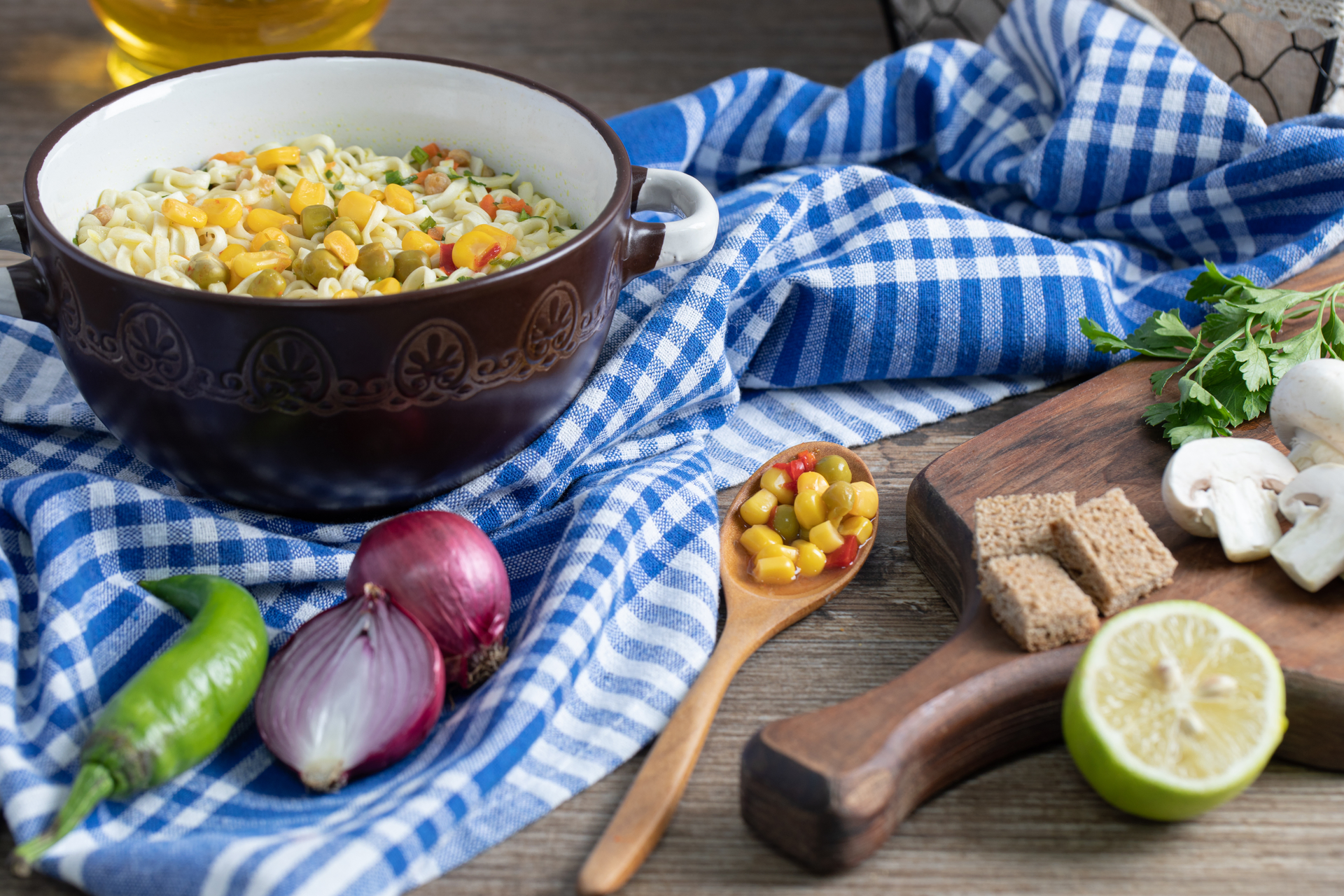Herbaceous Greek Lemon Chicken Soup with Orzo