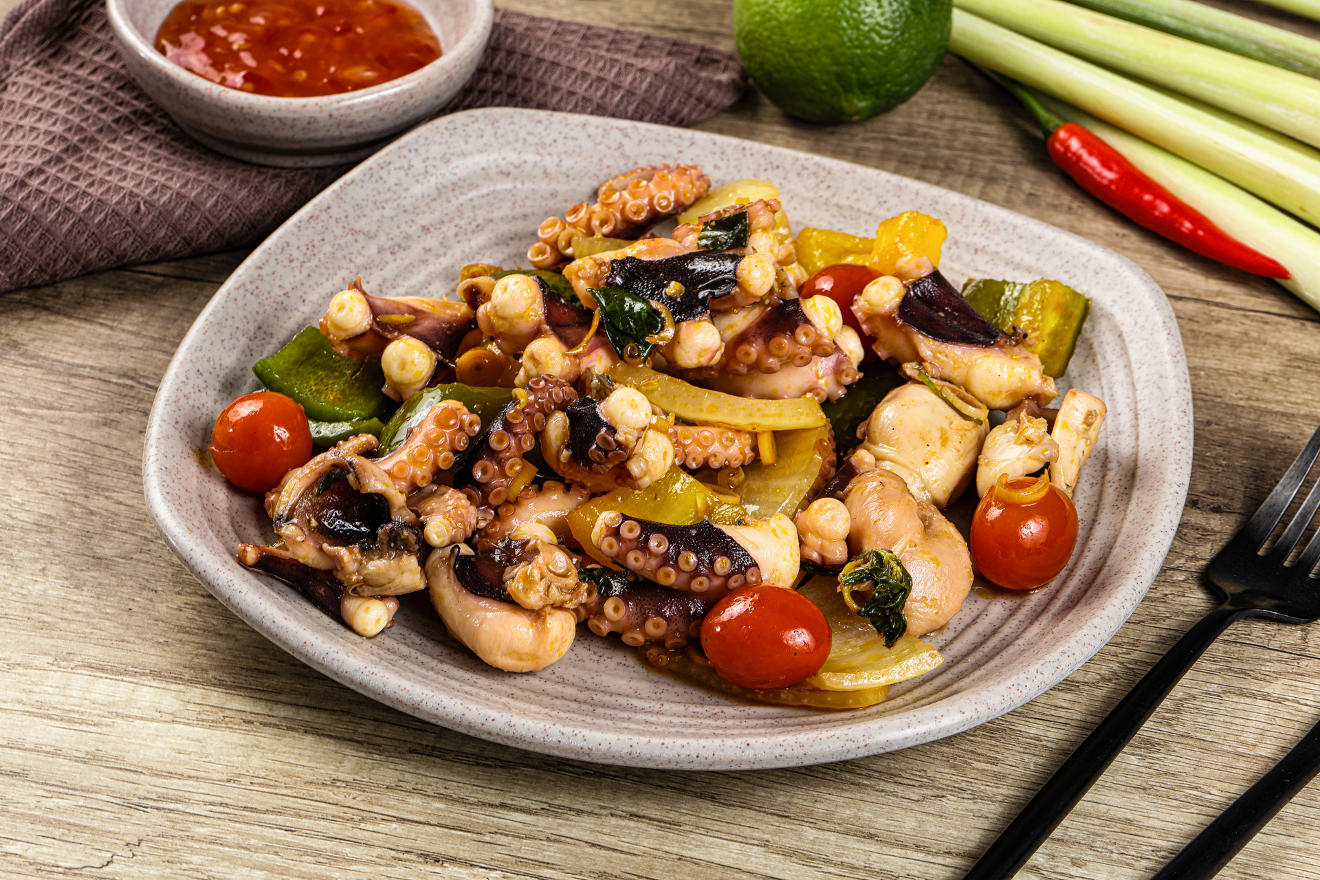 Honey Garlic Chicken with Roasted Vegetables