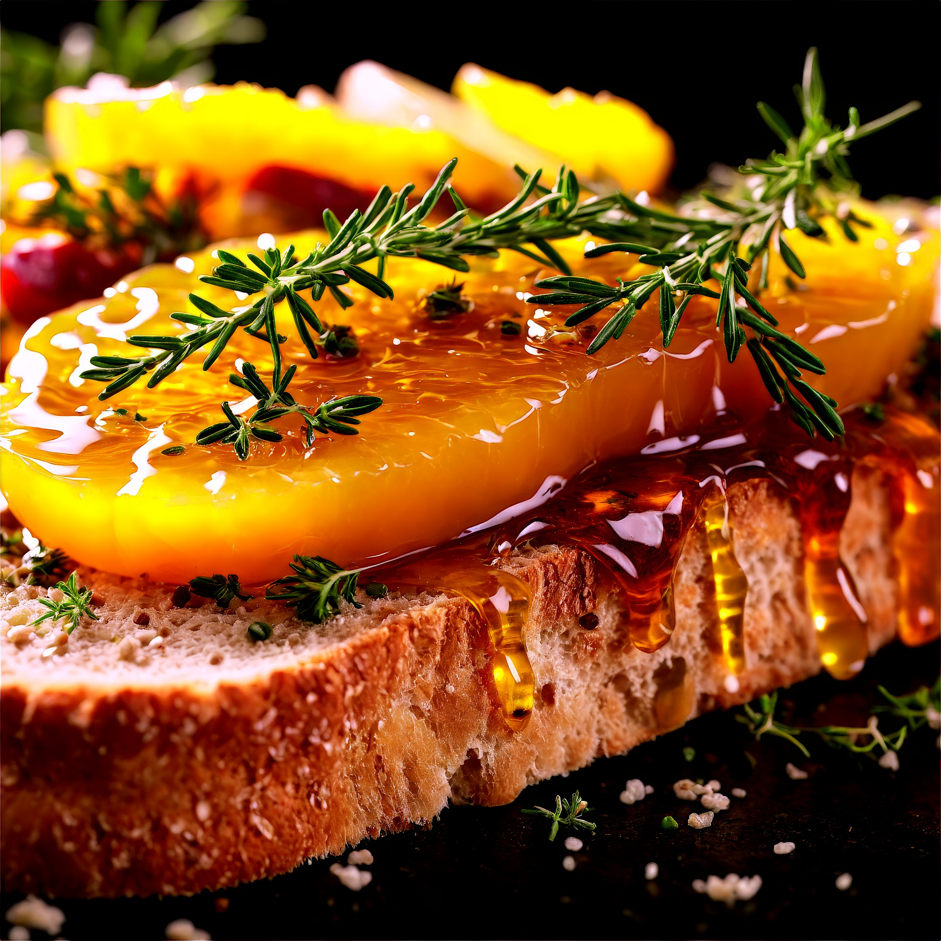 Honey Mustard Glazed Canadian Salmon with Maple Drizzle