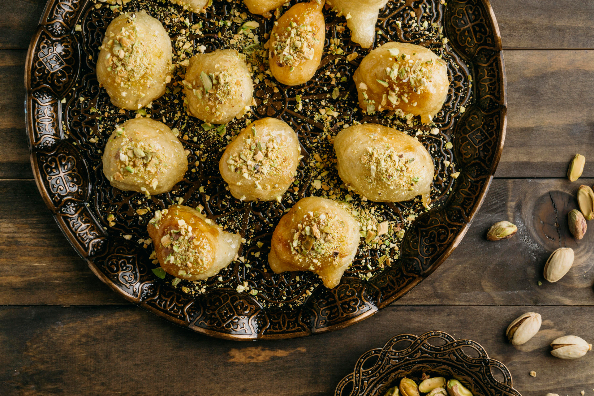 Honeyed Moroccan Ghoriba with Sesame Seeds