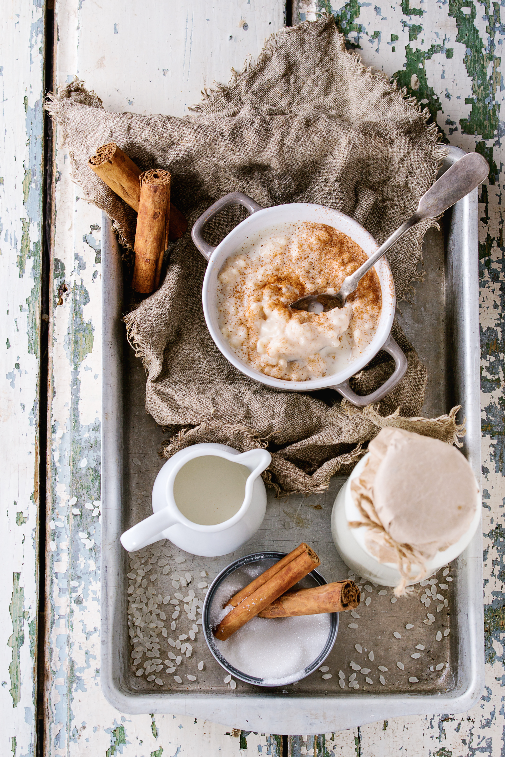 Honey-Glazed Norwegian Rømmegrøt with Butter and Cinnamon
