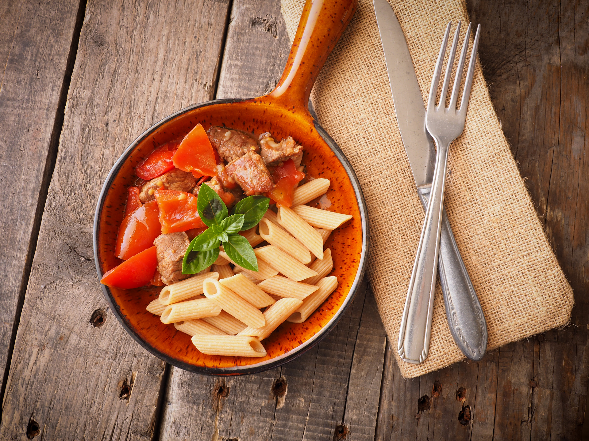 Hungarian Goulash with Paprika and Noodles