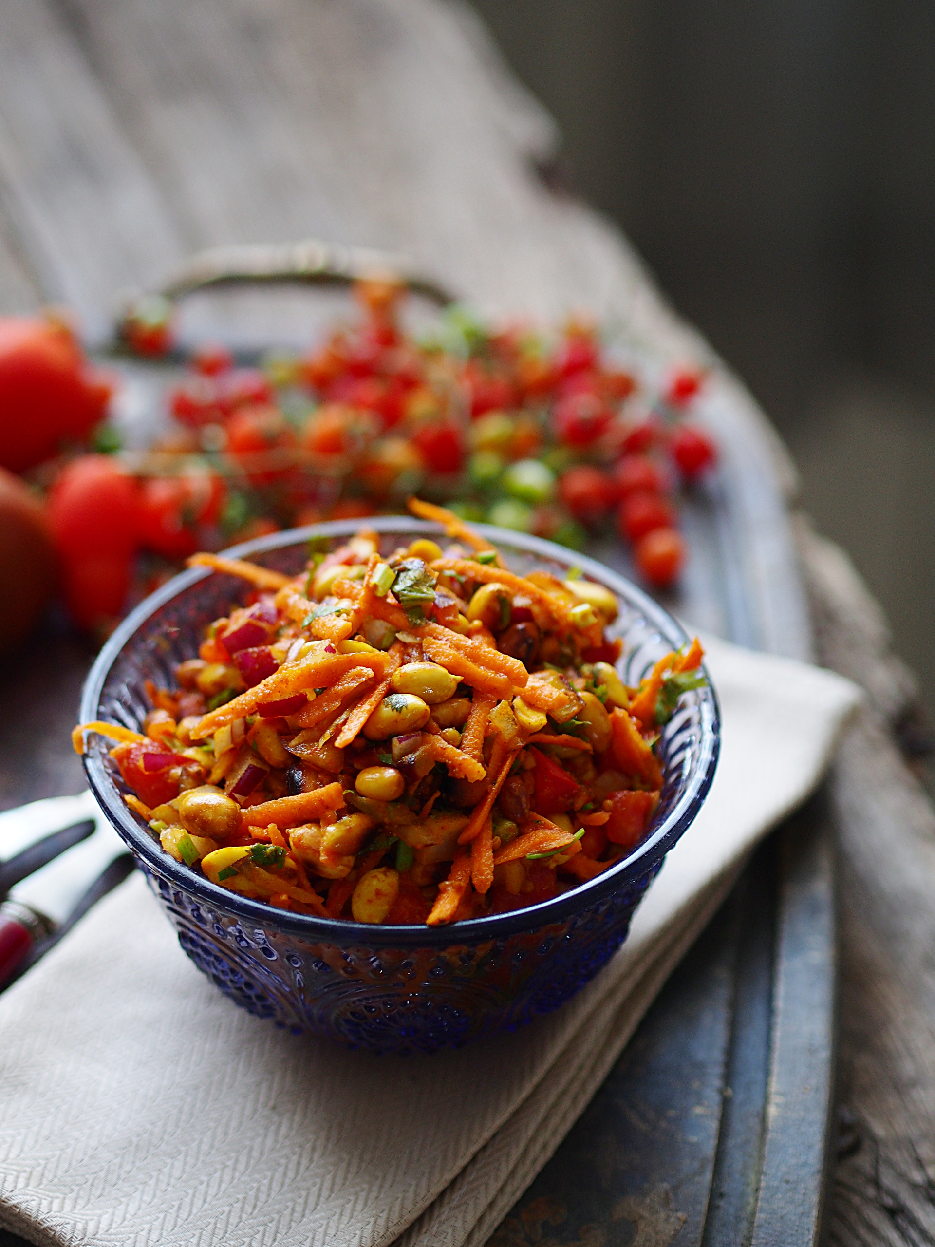 Hungarian Lecsó with Paprika and Rice Noodles