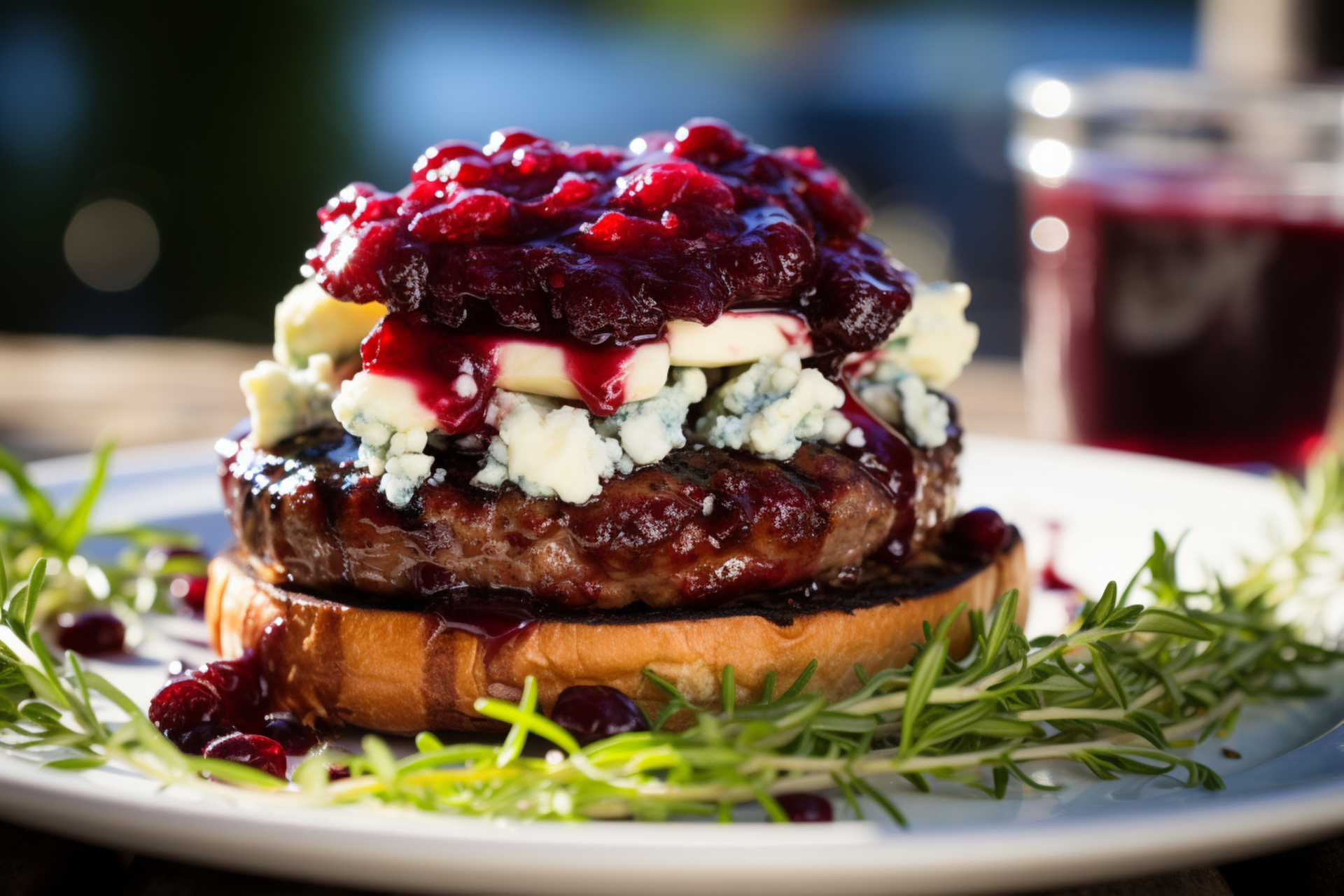 Icelandic Lamb Burgers with Lingonberry Aioli