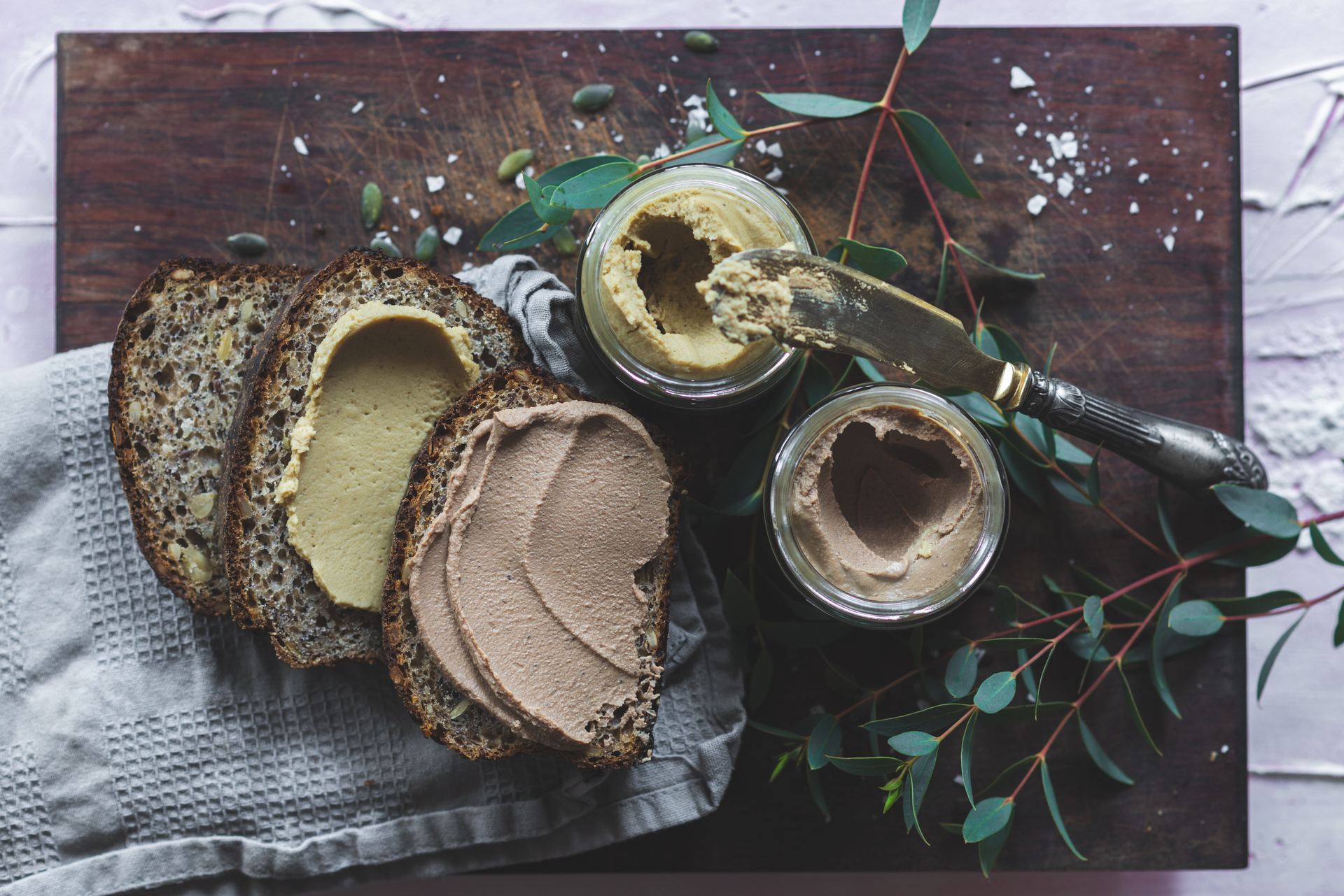 Icelandic Rye Bread Ice Cream with Caramel Swirl