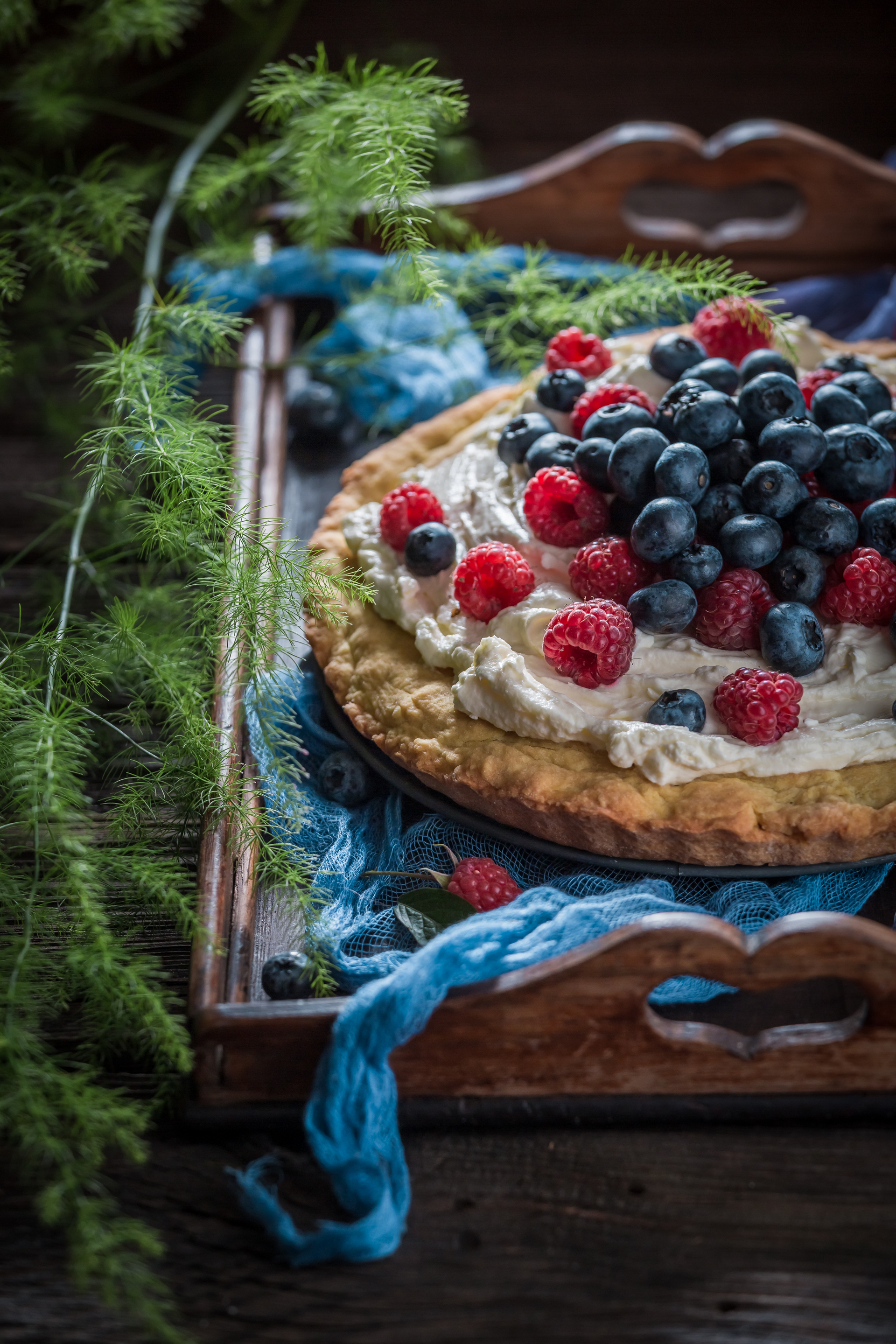 Icelandic Skyr Cake with Wild Berries