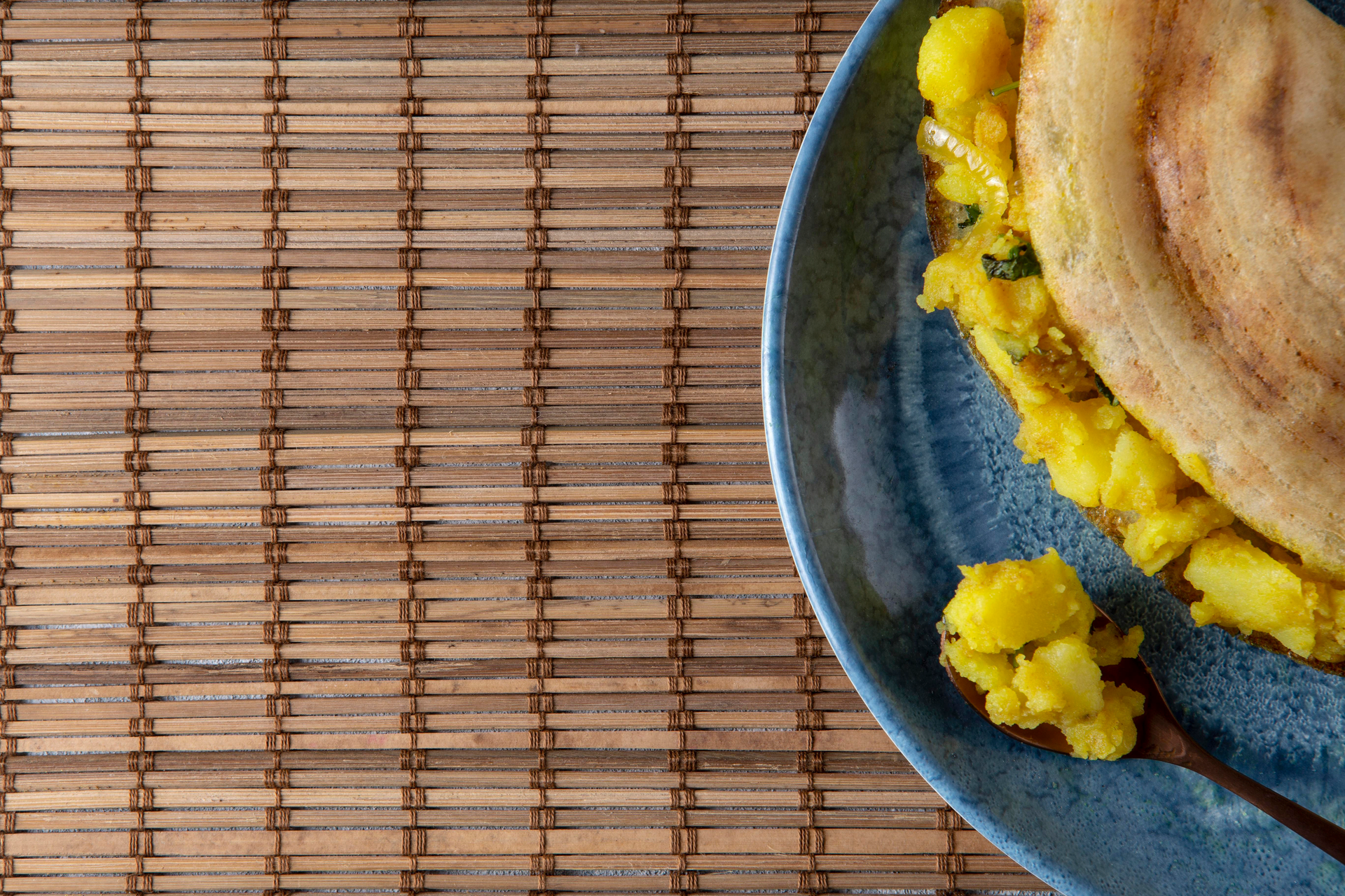 Indian Dhokla with Mustard Seed Tempering