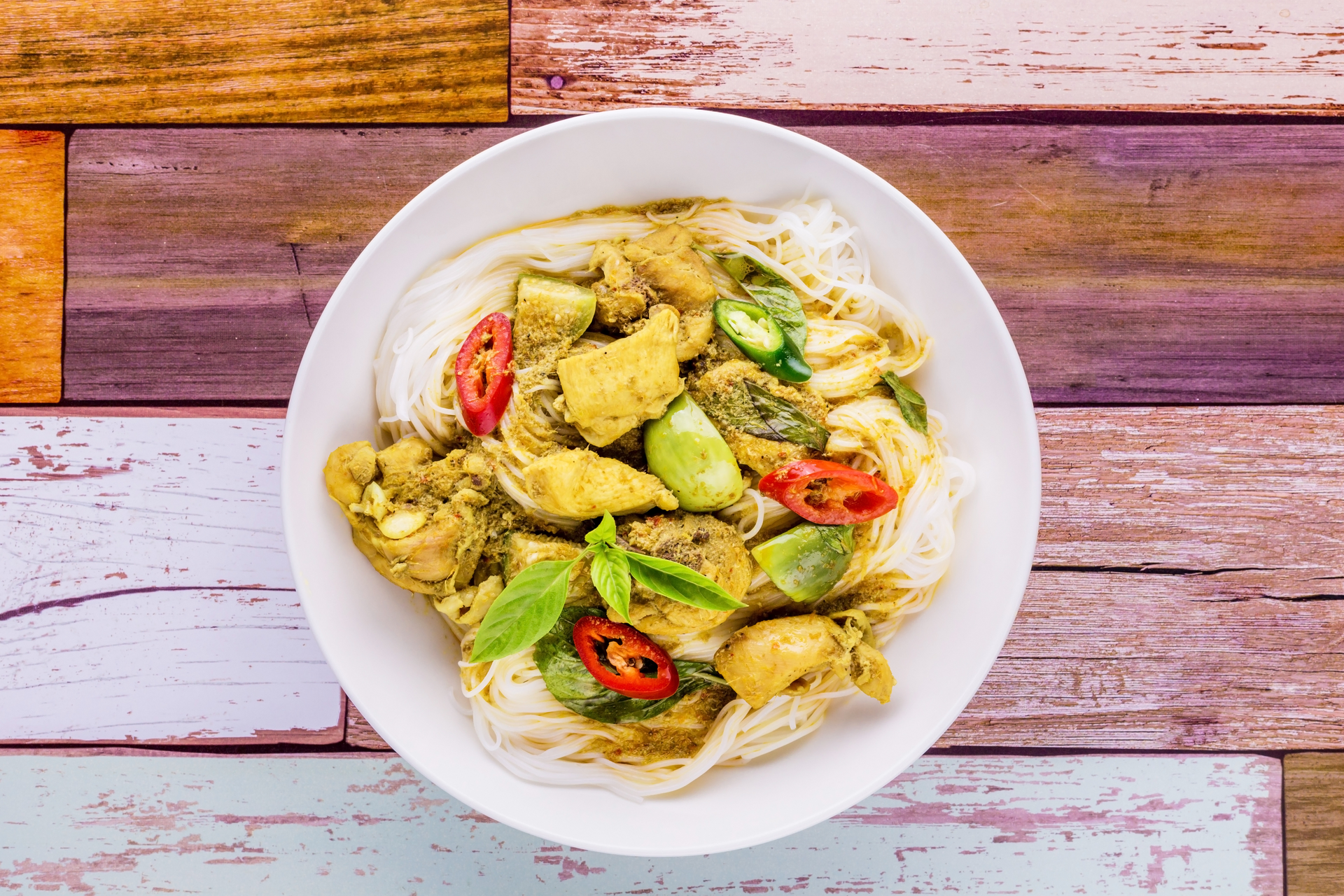 Indonesian Gado-Gado Bowl with Spicy Peanut Sauce and Tempeh