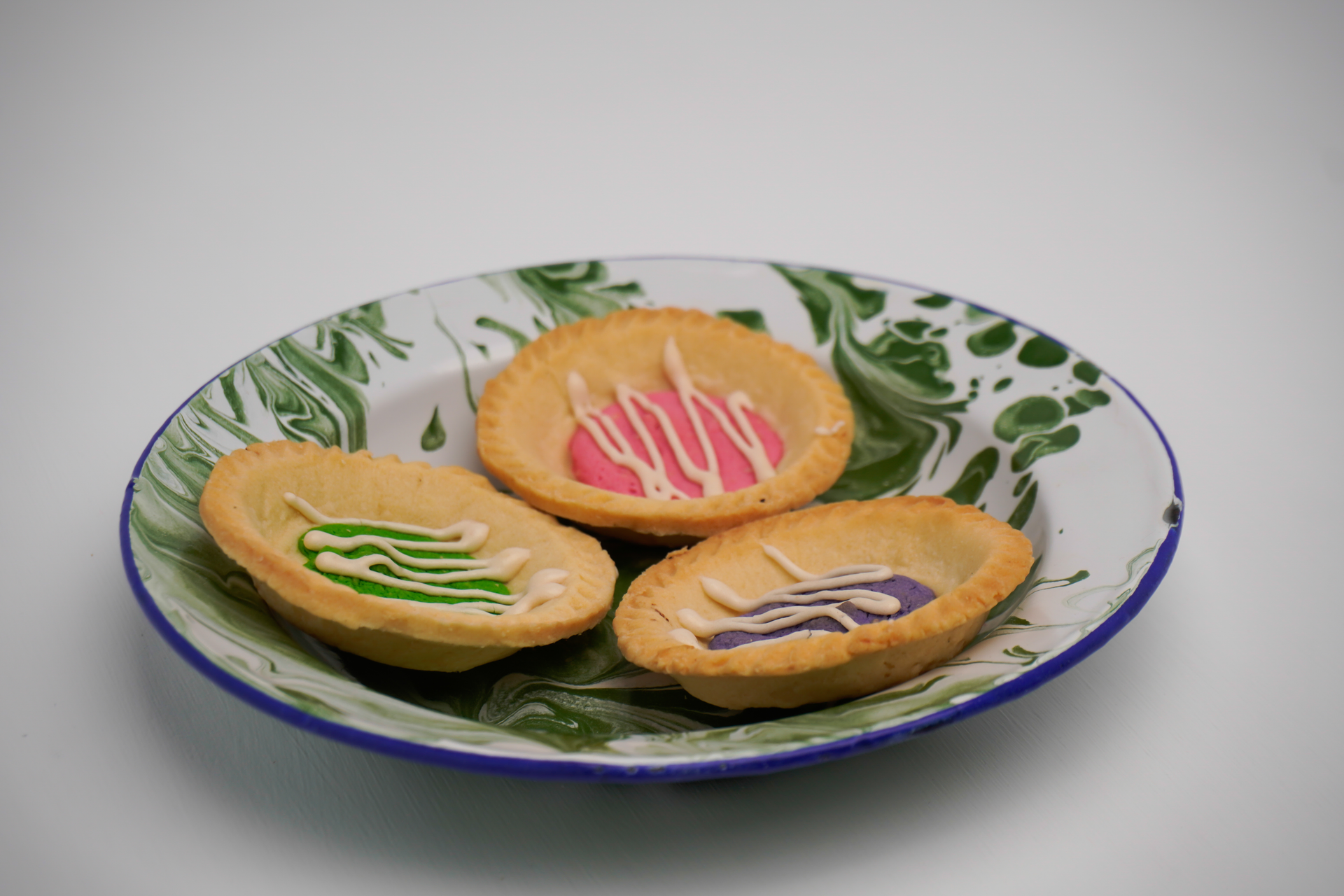 Indonesian Martabak Manis with Pandan and Chocolate Filling