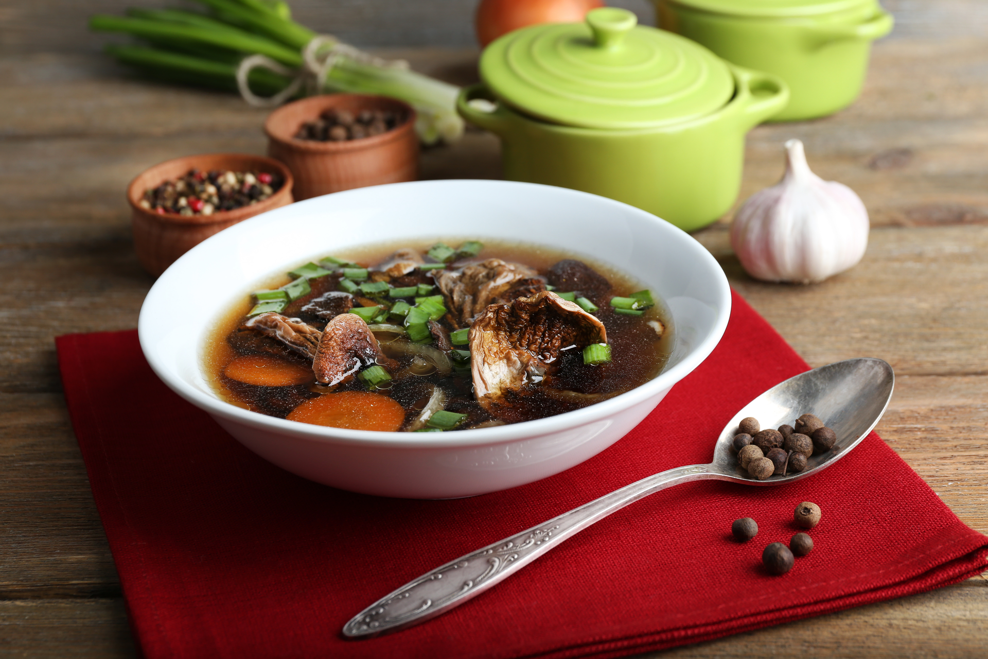 Indonesian Oxtail Soup with Ginger and Star Anise Broth