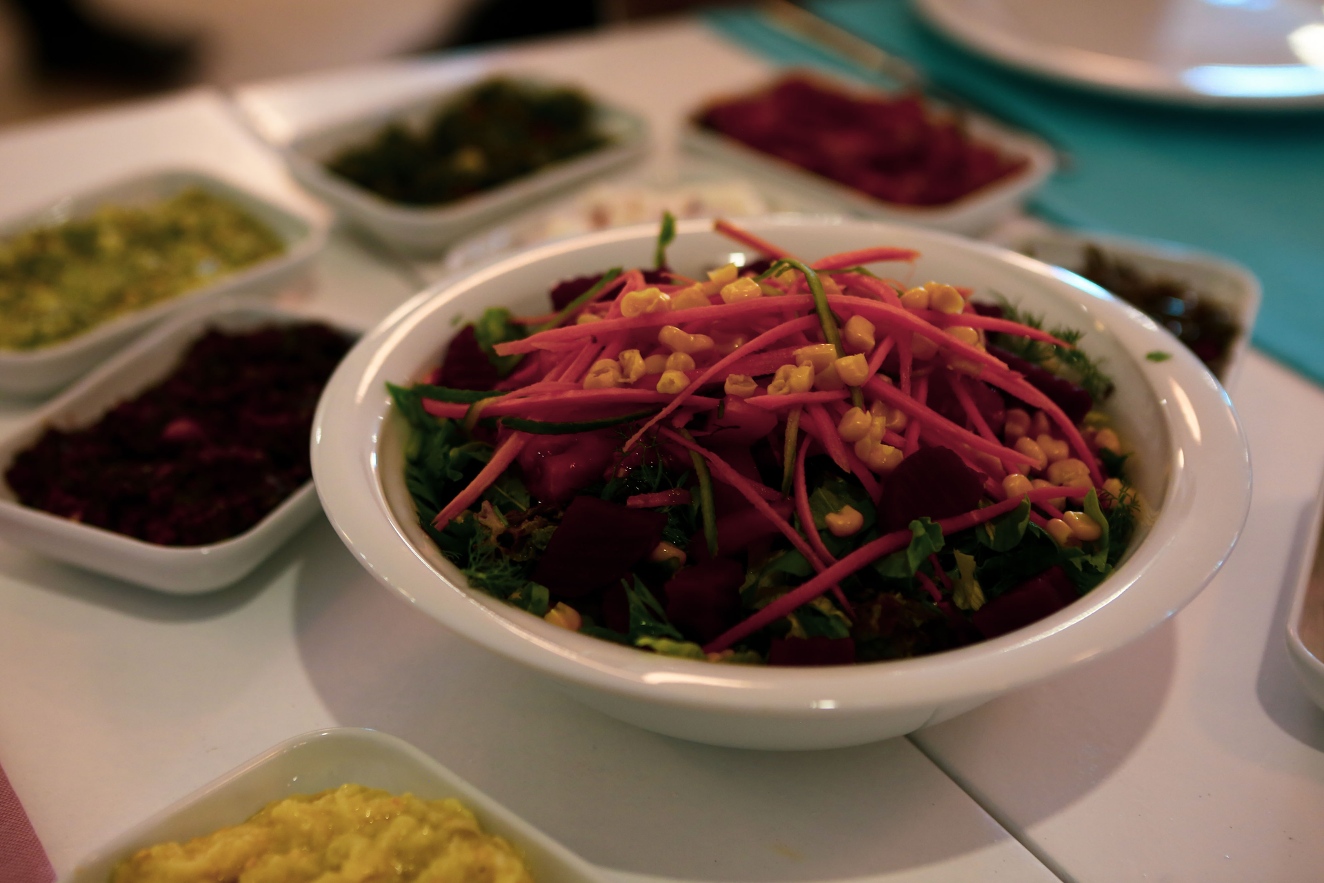 Indonesian Rujak Salad with Spicy Tamarind Dressing