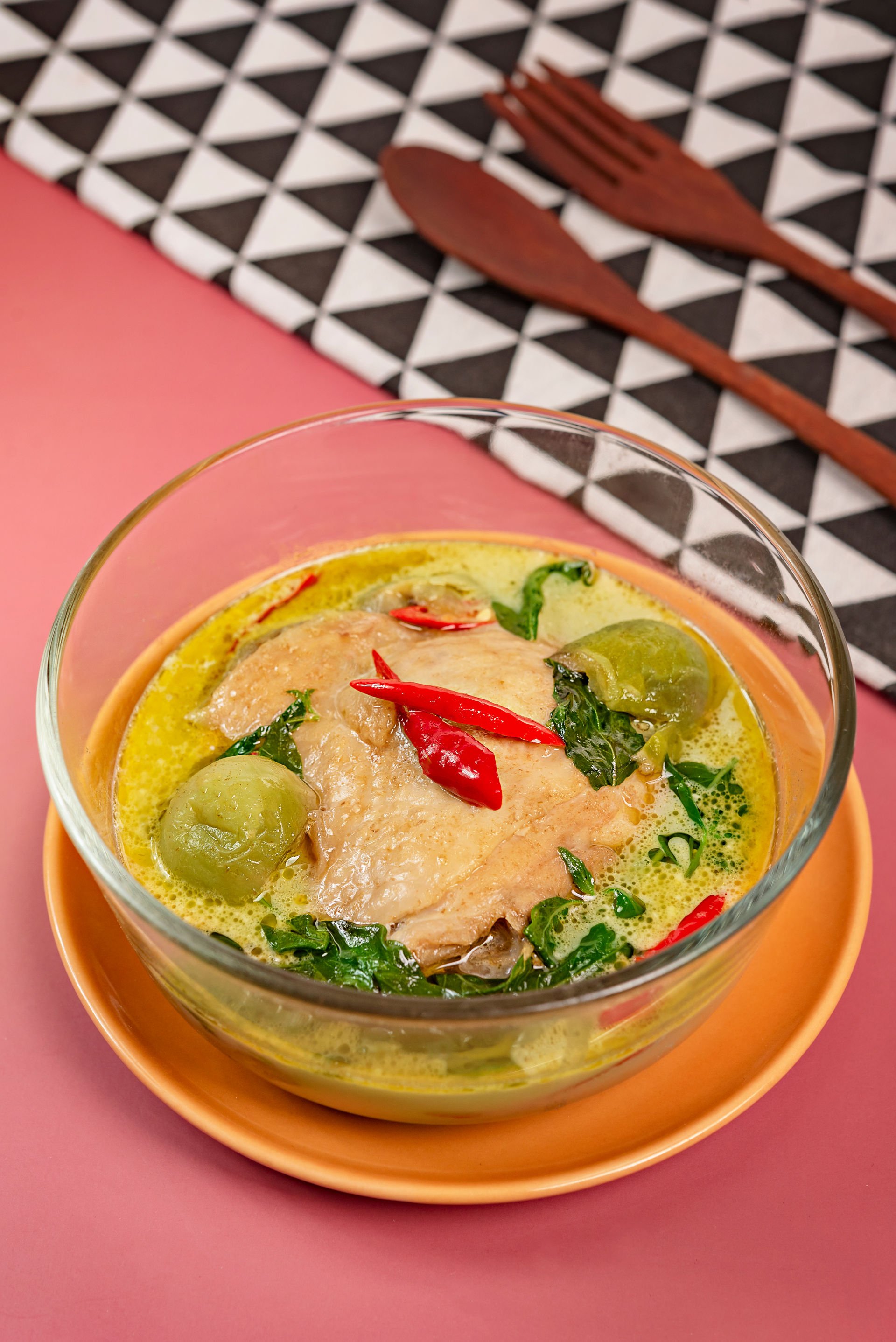 Indonesian Soto Ayam with Lime and Sambal