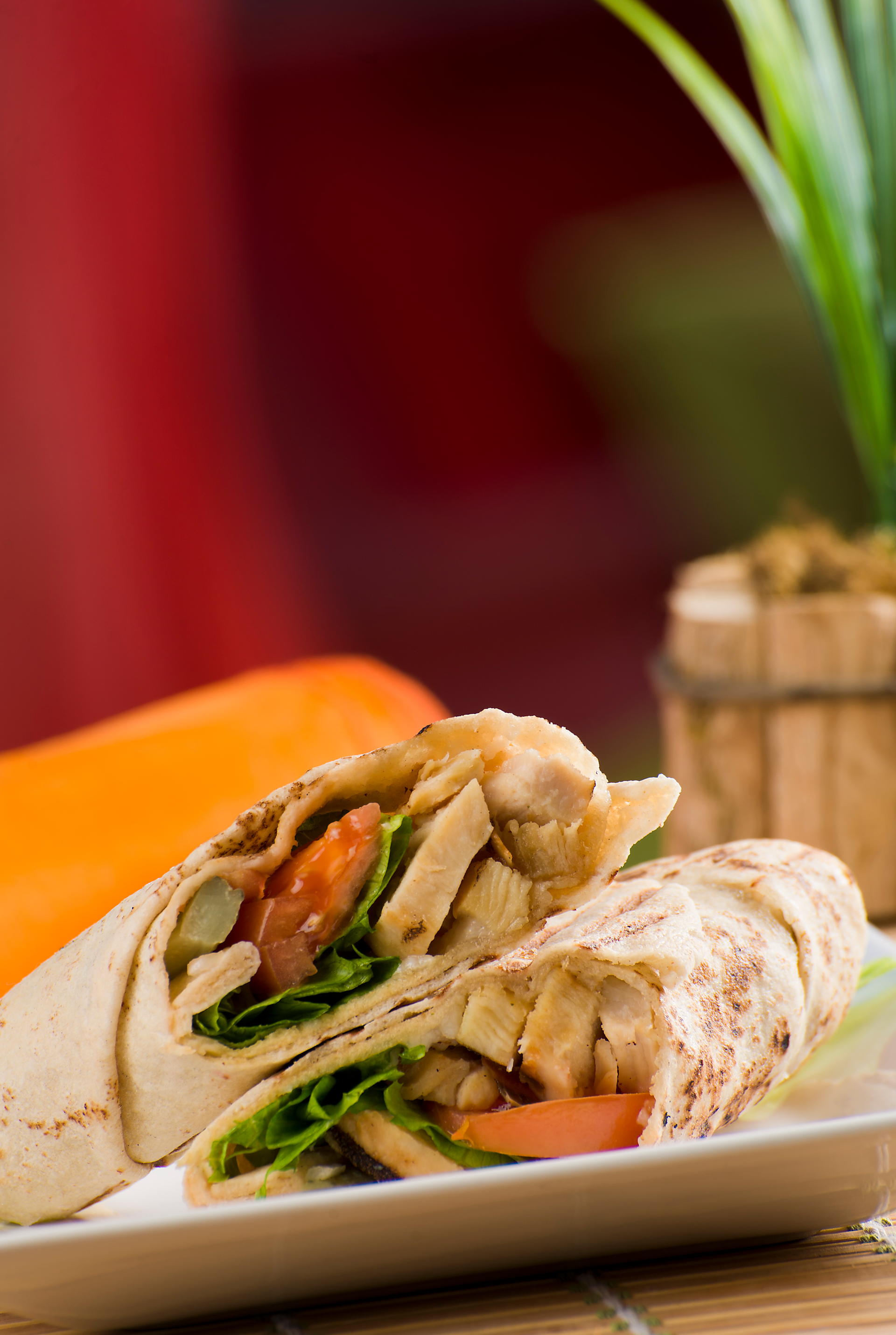 Indonesian Spicy Gado-Gado Wraps