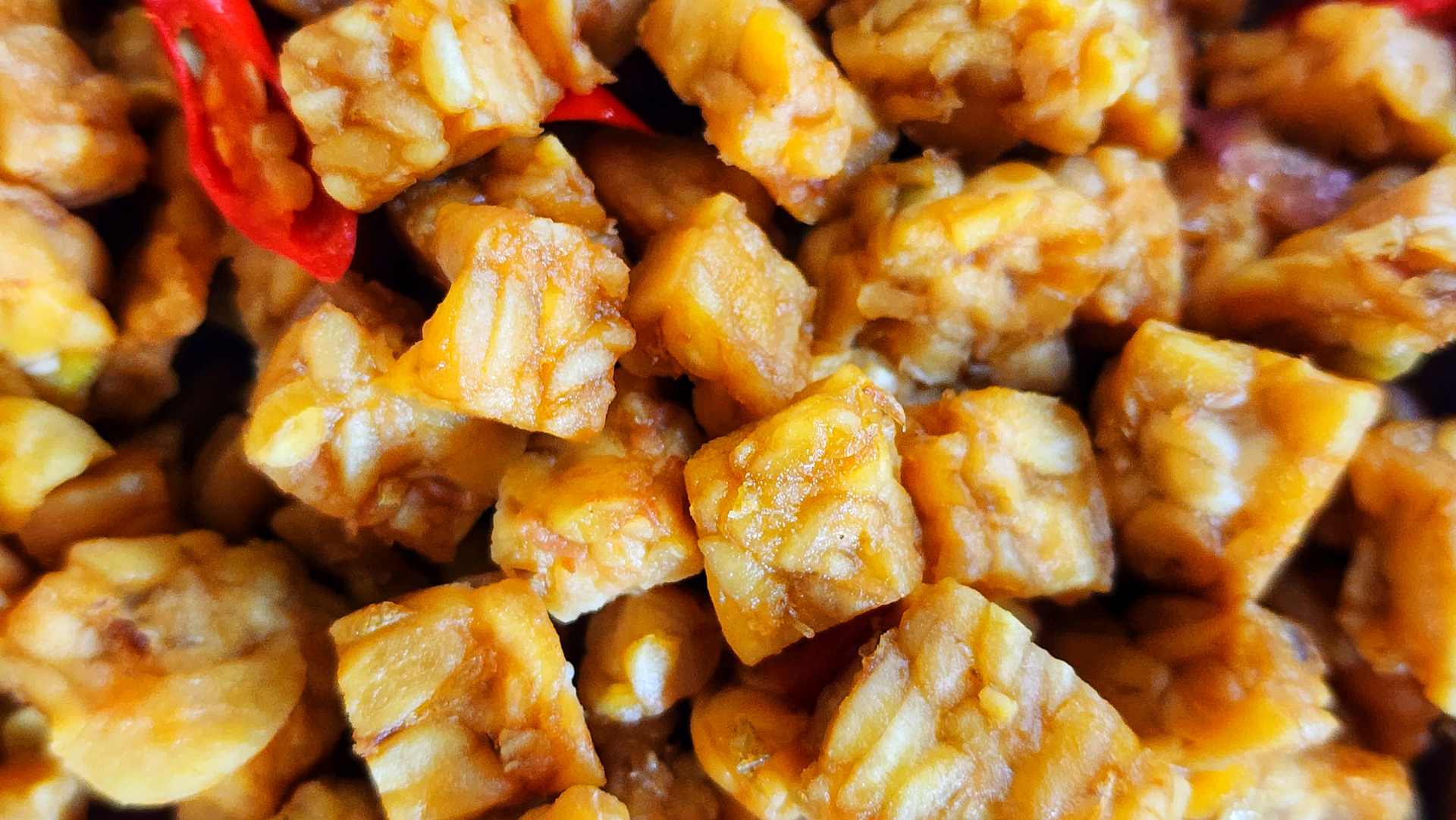 Indonesian Tempeh Manis with Sweet Soy and Pineapple