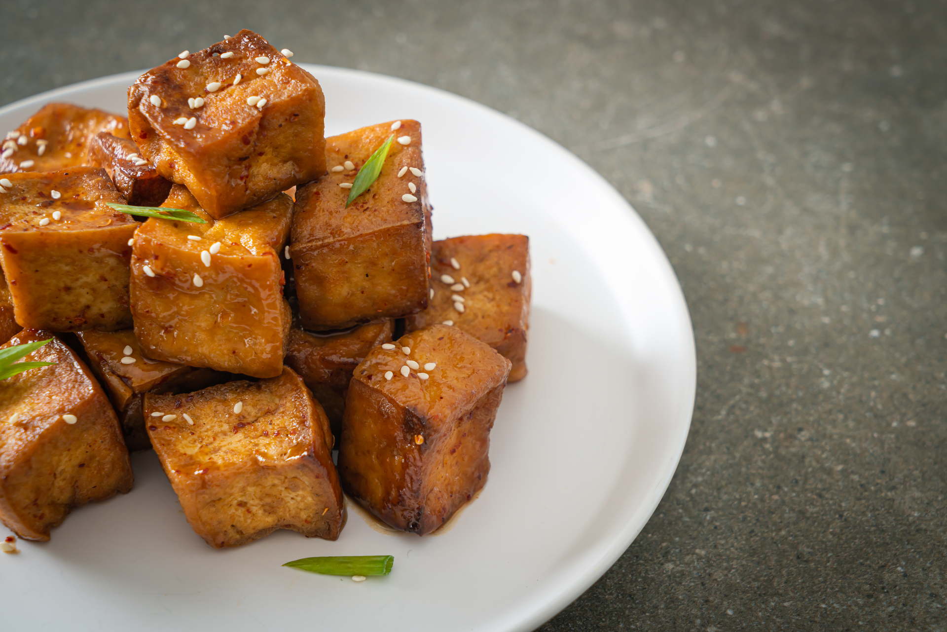 Indonesian Terik Tempeh with Sweet Soy Sauce Glaze