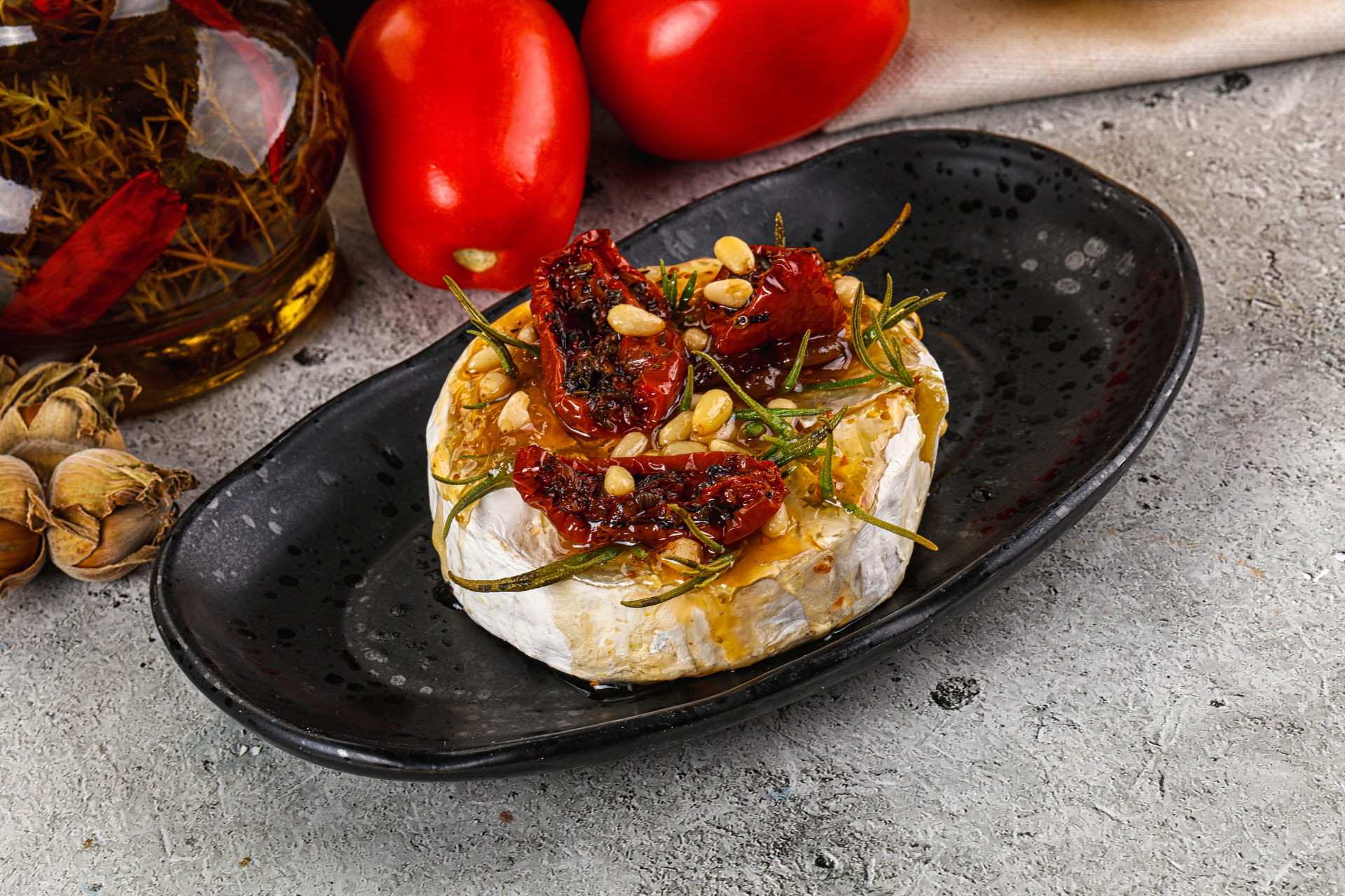 Italian Burrata and Roasted Fig Salad with Balsamic Glaze