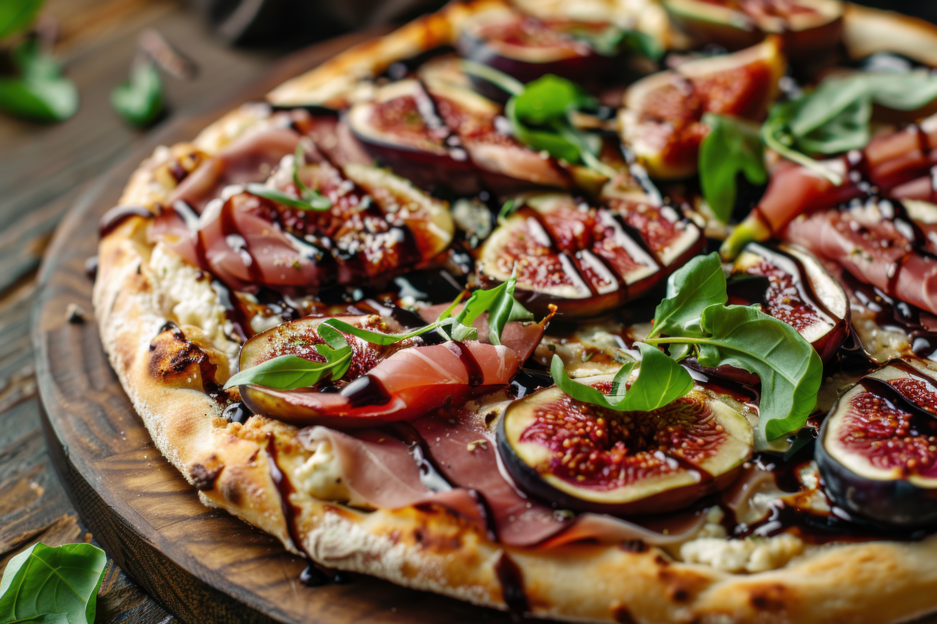 Italian Prosciutto and Fig Pizza with Balsamic Glaze
