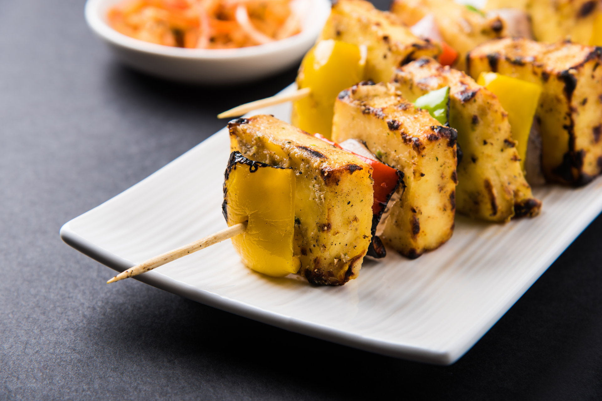 Jamaican Mango Jerk Tofu with Pineapple and Scotch Bonnet Glaze
