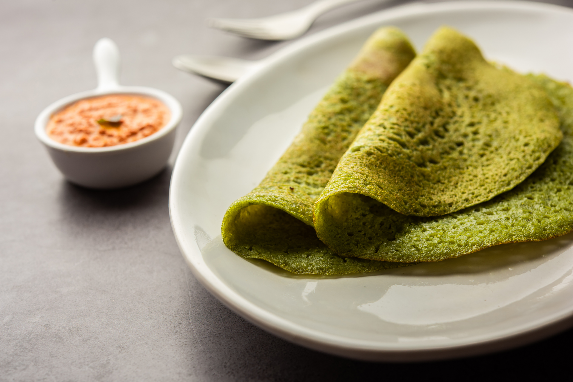 Japanese Matcha Crepes with Red Bean Mousse