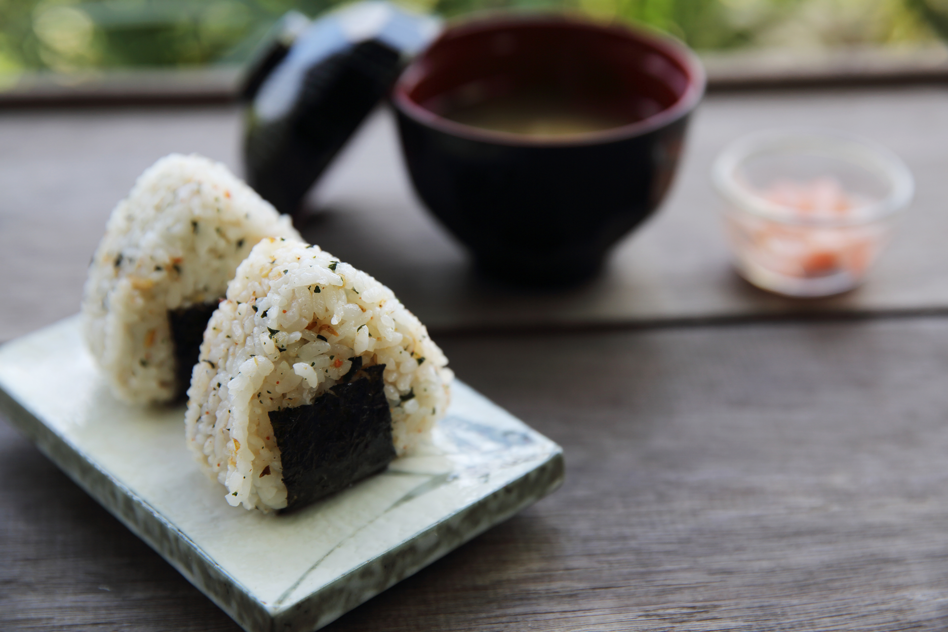Japanese Yaki Onigiri with Soy Glaze and Nori Garnish