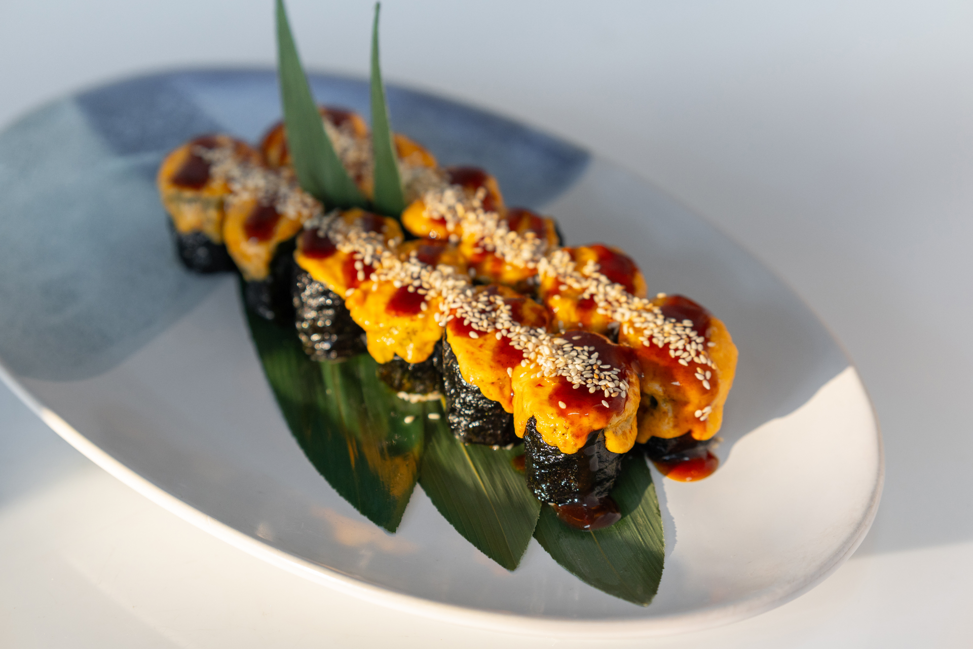Japanese Yuzu Citrus Yakitori with Scallion Garnish