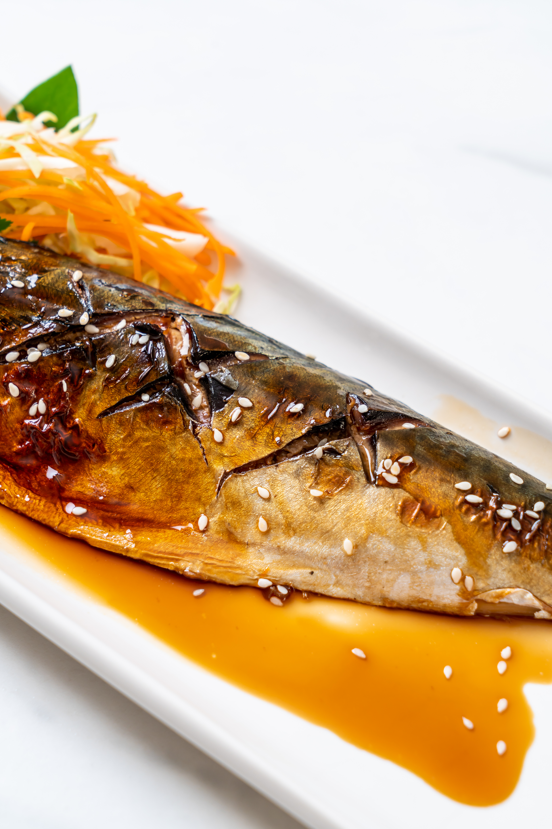 Japanese Yuzu Soy Marinated Mackerel with Ginger Pickle
