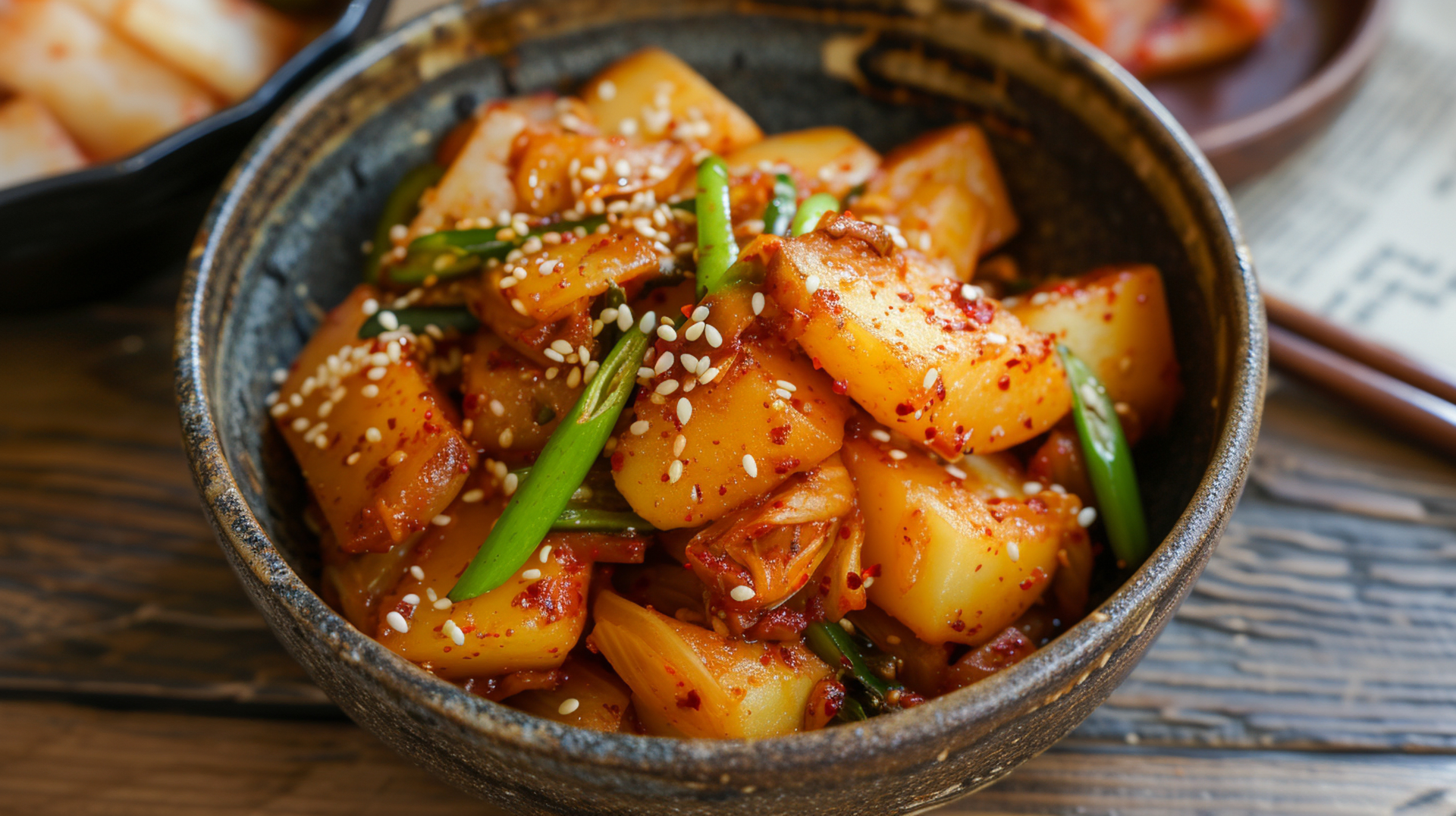 Korean Gamja Jorim (Soy-Glazed Baby Potatoes)