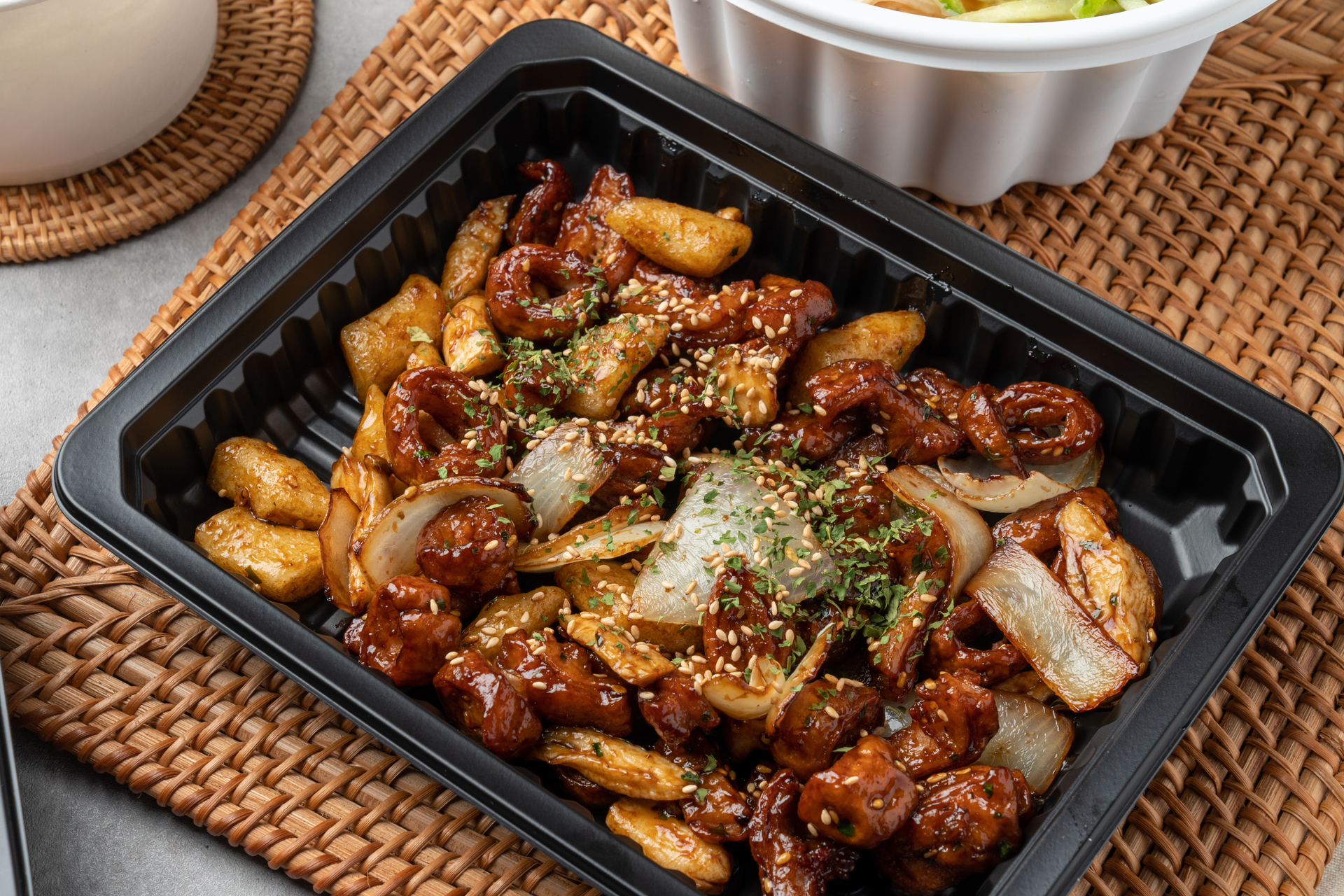 Korean Gamja Jorim (Soy-Glazed Baby Potatoes)